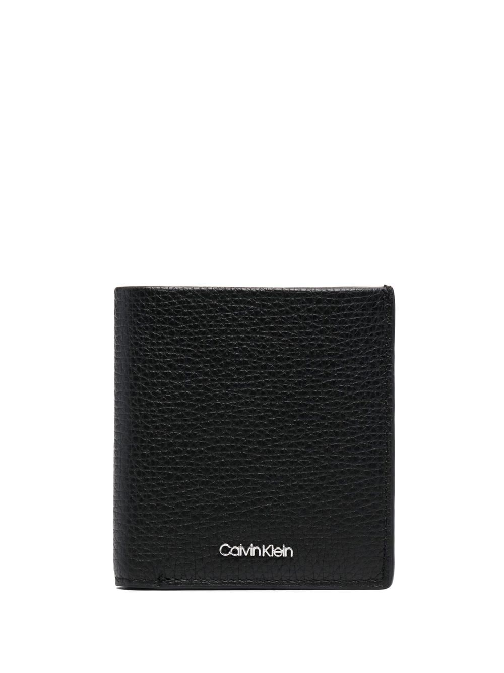 Calvin Klein grained leather wallet - Black von Calvin Klein