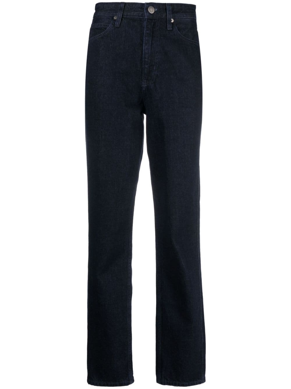 Calvin Klein high-rise straight-cut jeans - Blue von Calvin Klein