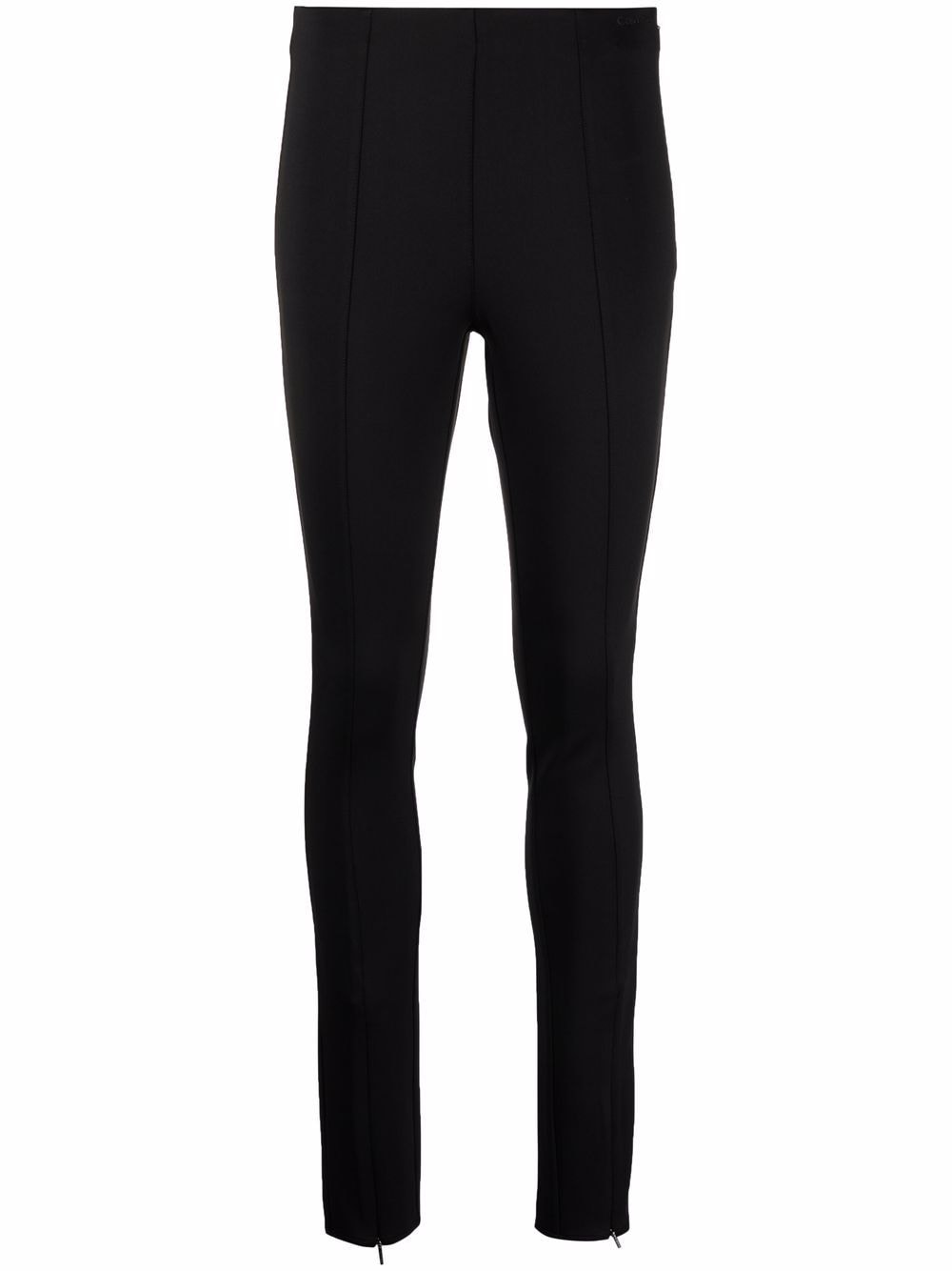 Calvin Klein high-waisted skinny trousers - Black von Calvin Klein