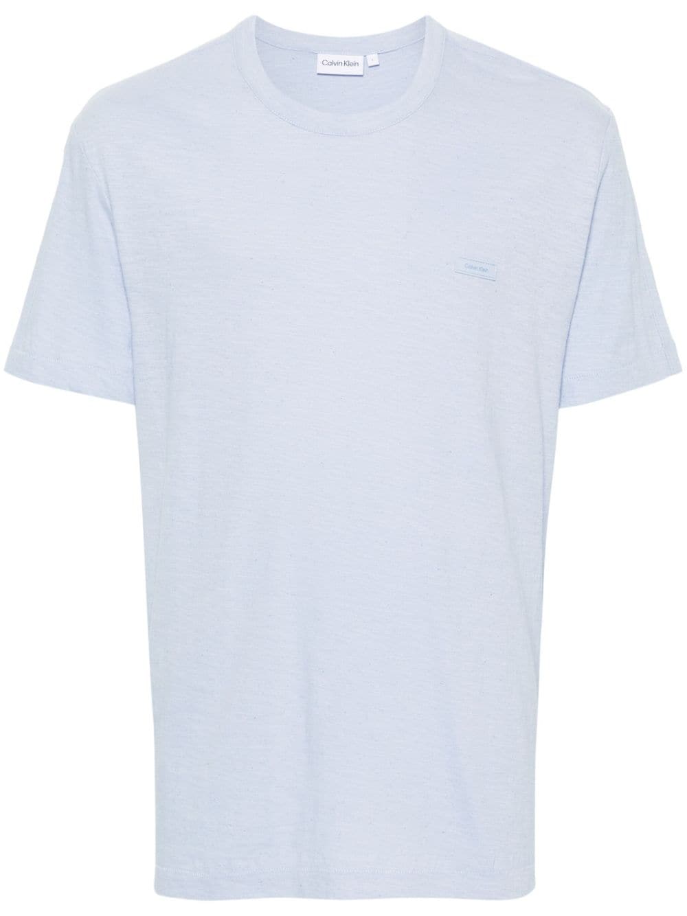 Calvin Klein logo-detail T-shirt - Blue von Calvin Klein