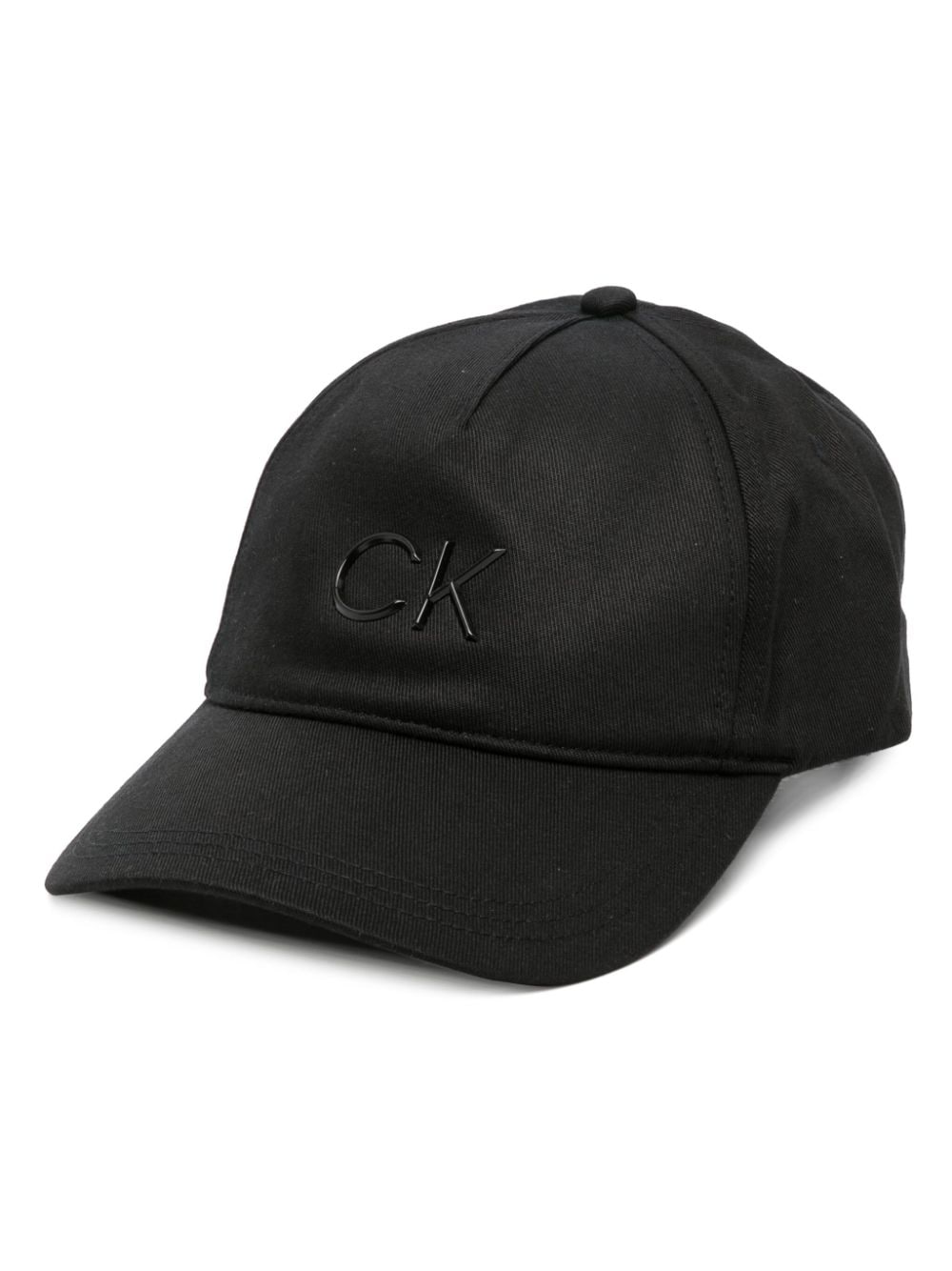 Calvin Klein logo-embroidered baseball hat - Black von Calvin Klein