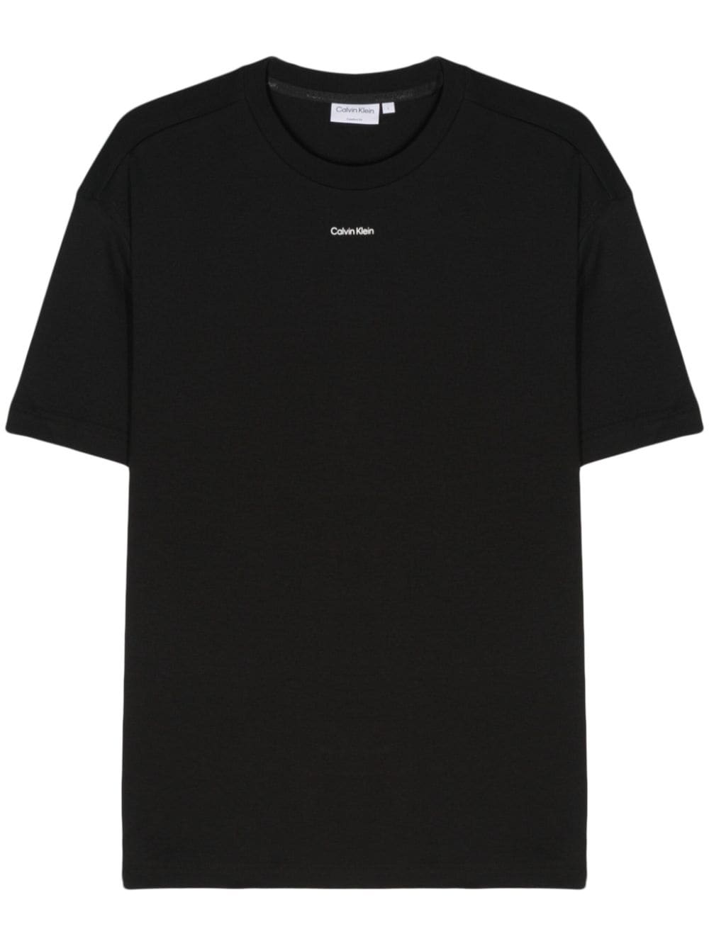 Calvin Klein logo-print cotton T-shirt - Black von Calvin Klein
