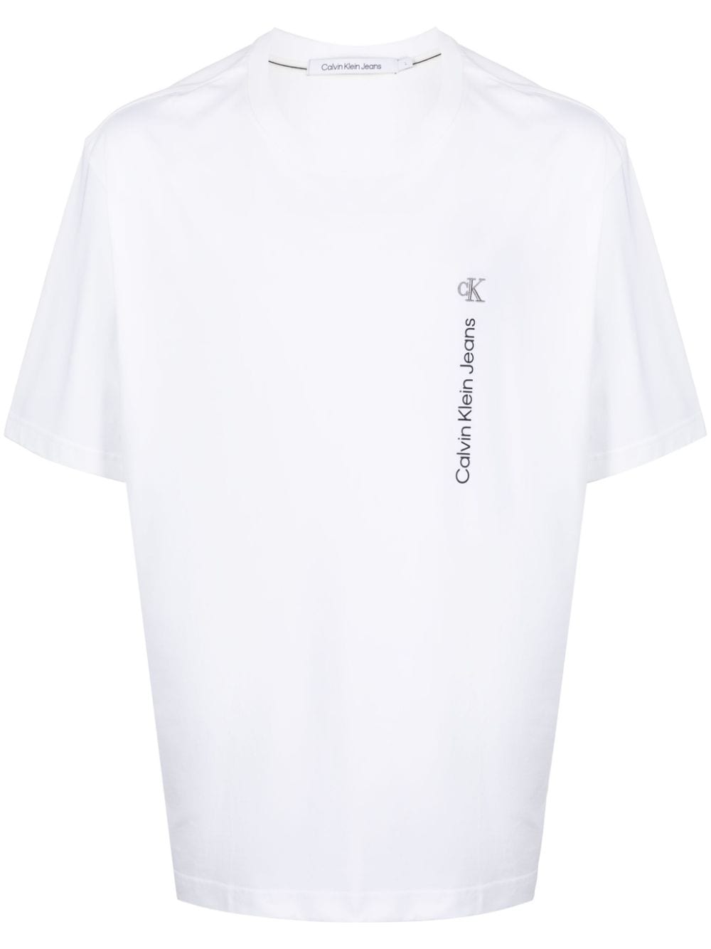 Calvin Klein logo-print cotton T-shirt - White von Calvin Klein