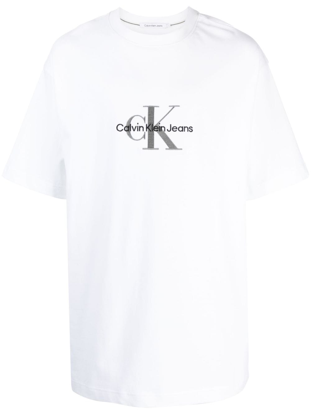 Calvin Klein logo-print cotton T-shirt - White von Calvin Klein