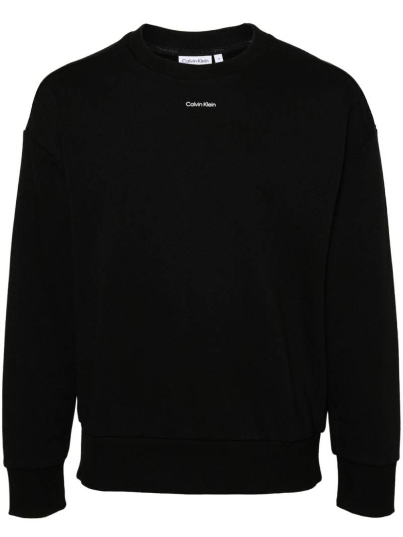 Calvin Klein logo-print sweatshirt - Black von Calvin Klein