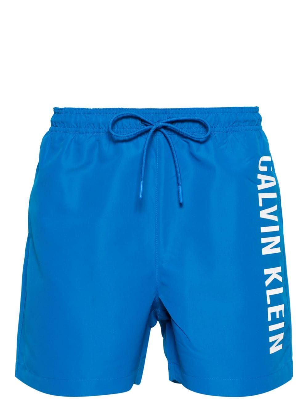 Calvin Klein logo-print swim shorts - Blue von Calvin Klein