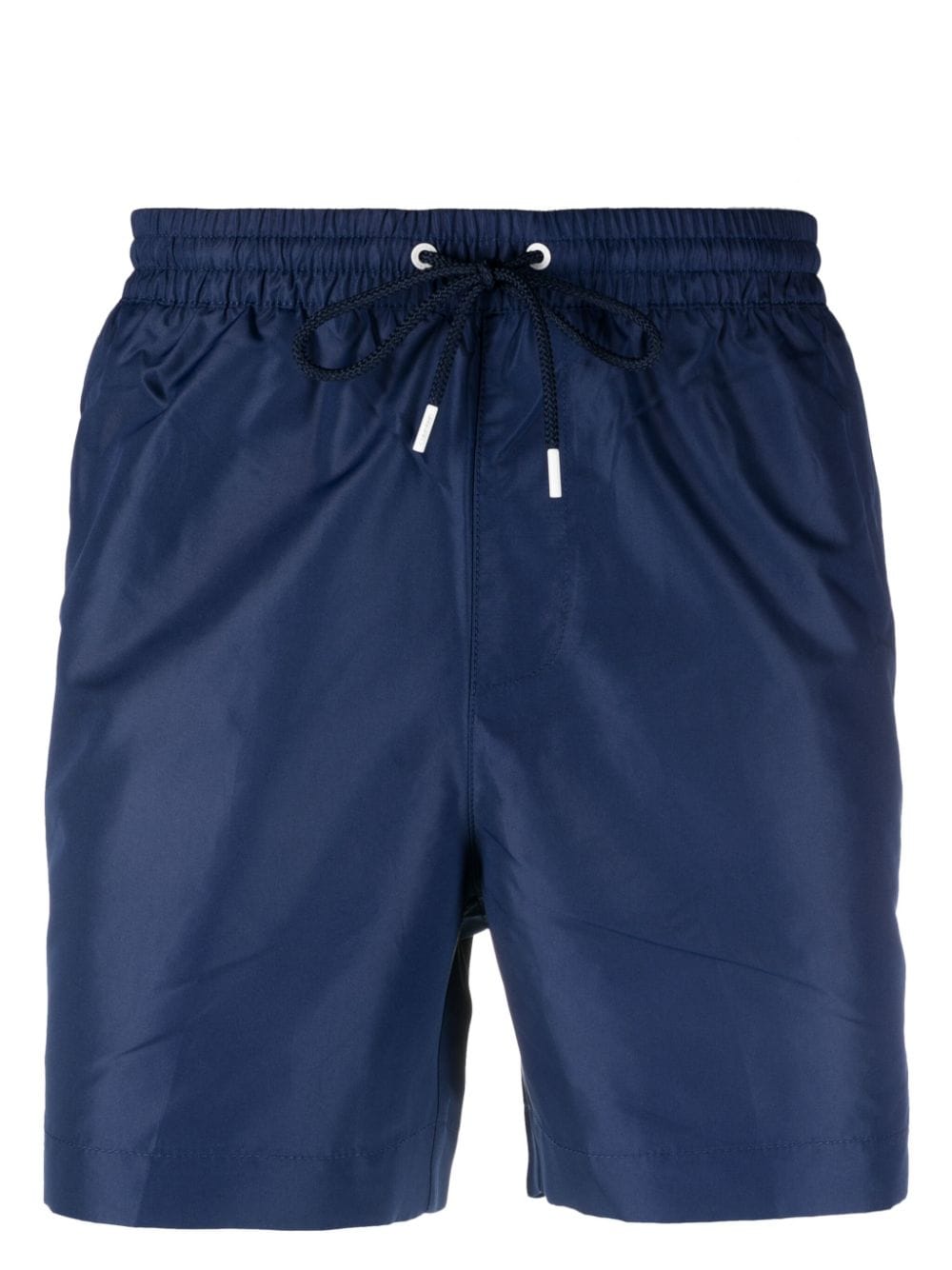 Calvin Klein logo-print tape swim shorts - Blue von Calvin Klein