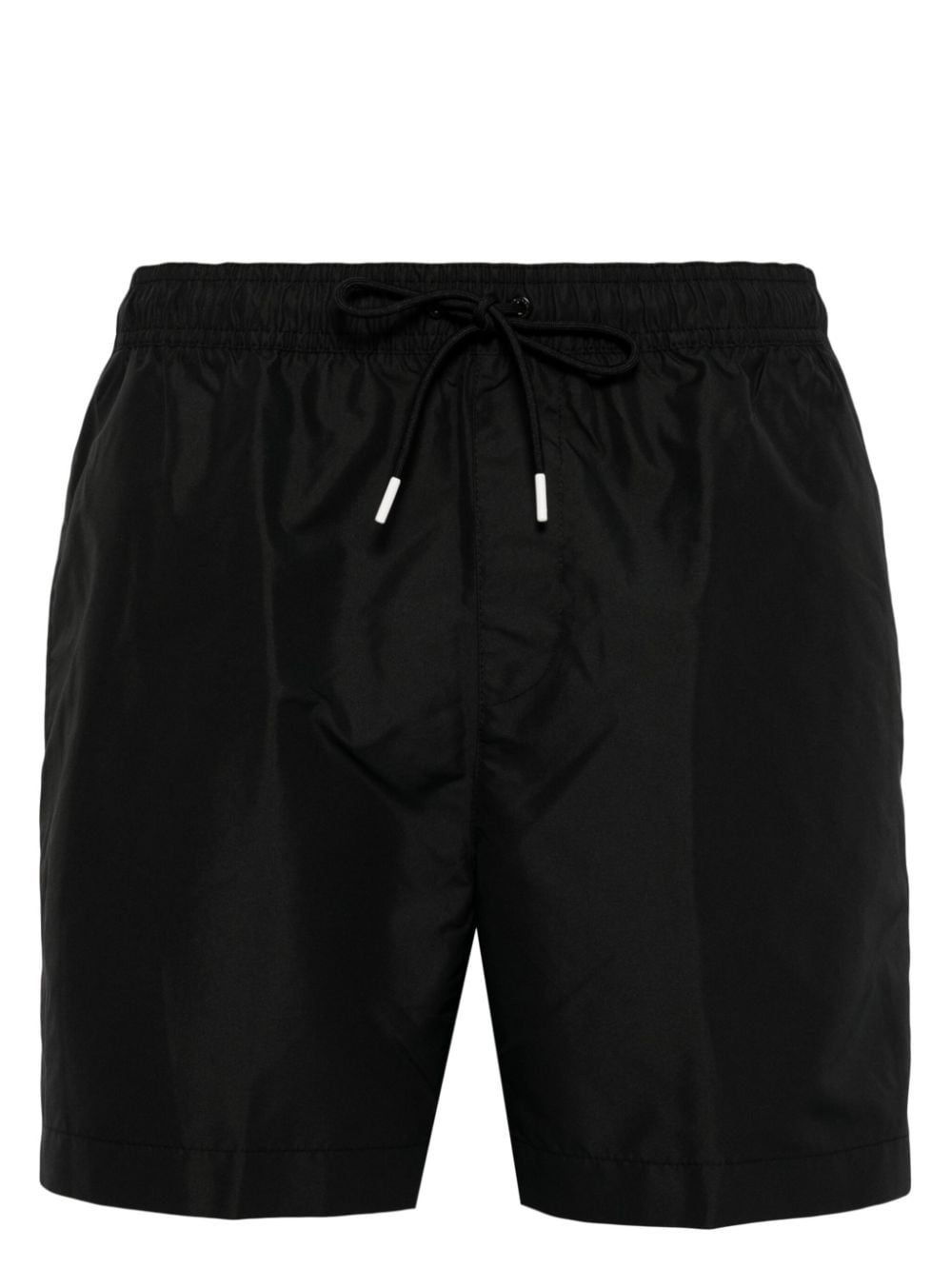 Calvin Klein logo-tape drawstring swim shorts - Black von Calvin Klein