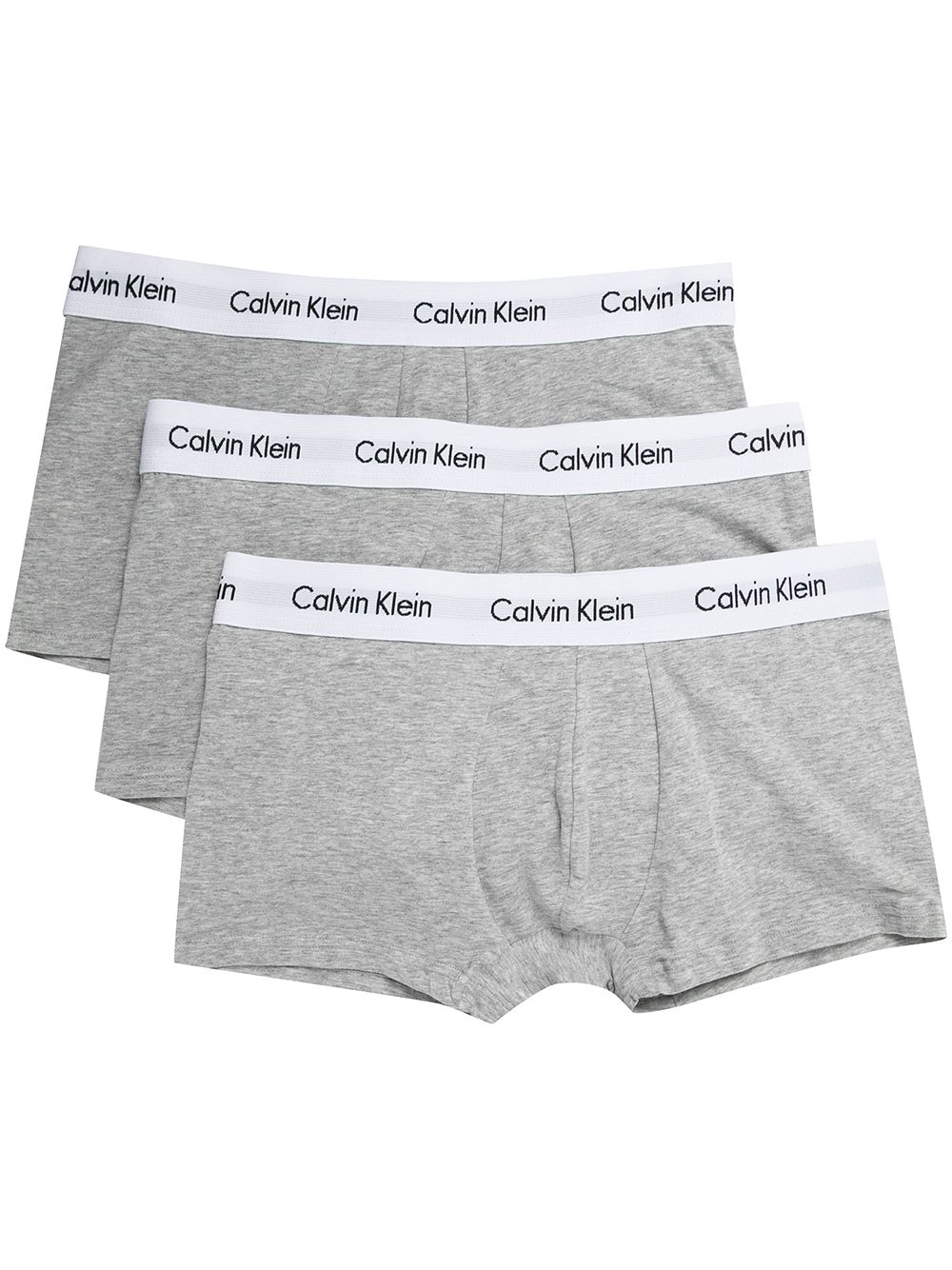 Calvin Klein logo-tape elasticated-waistband boxers - Grey von Calvin Klein