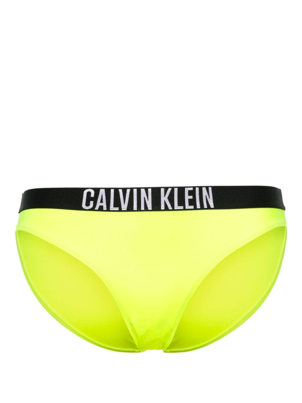 Calvin Klein logo-waistband bikini bottoms - Yellow von Calvin Klein