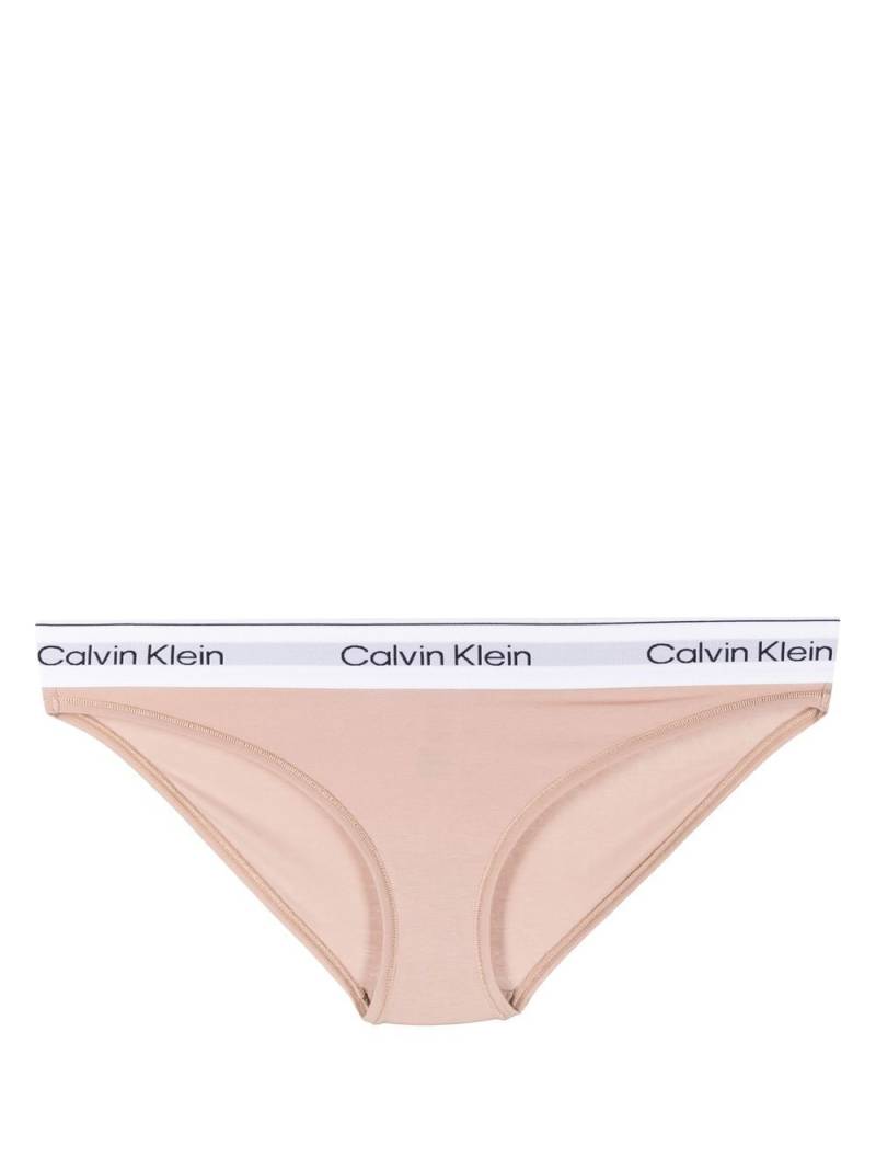 Calvin Klein logo-waistband briefs - Pink von Calvin Klein