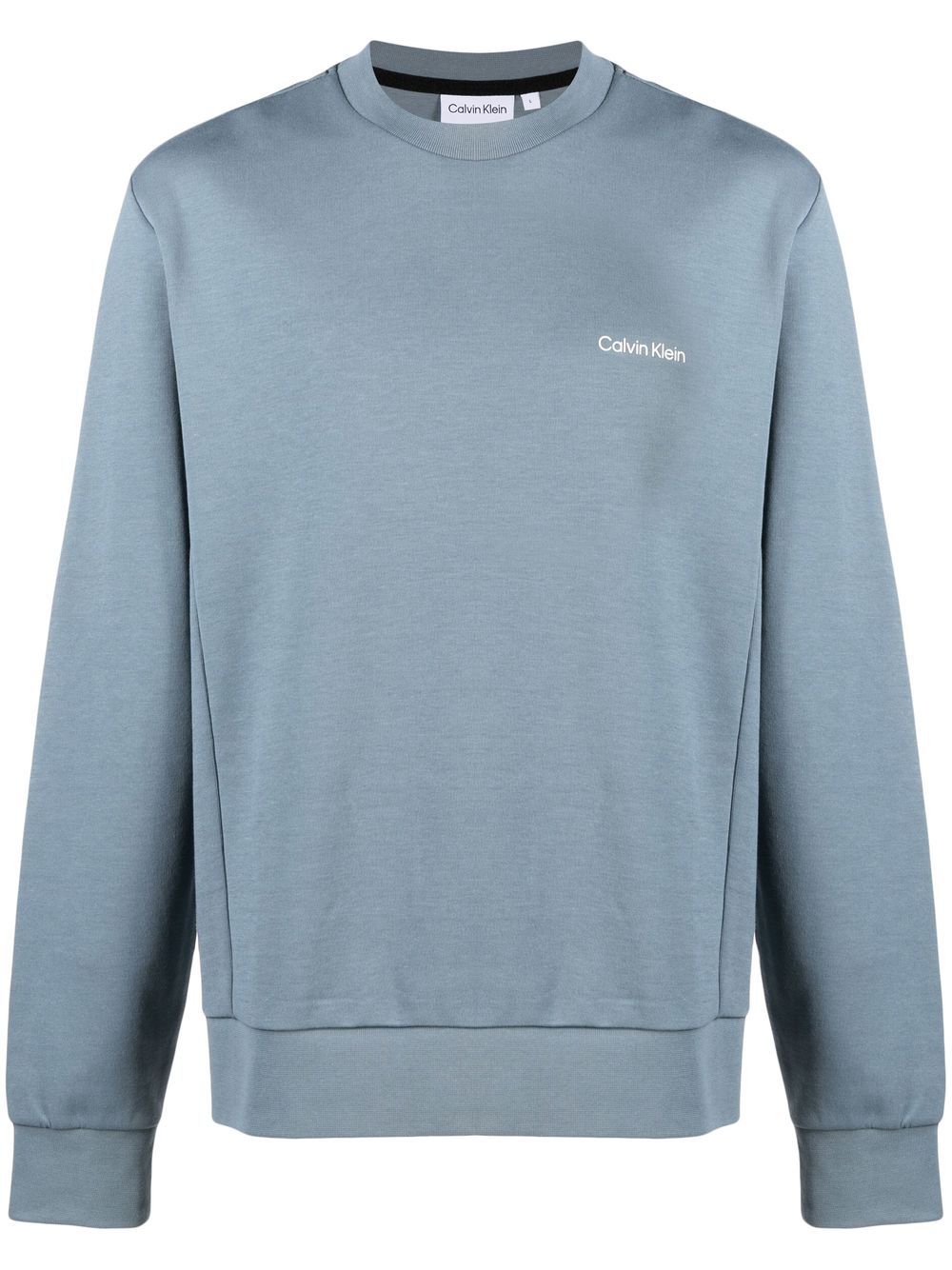 Calvin Klein micro-logo repreve sweatshirt - Blue von Calvin Klein