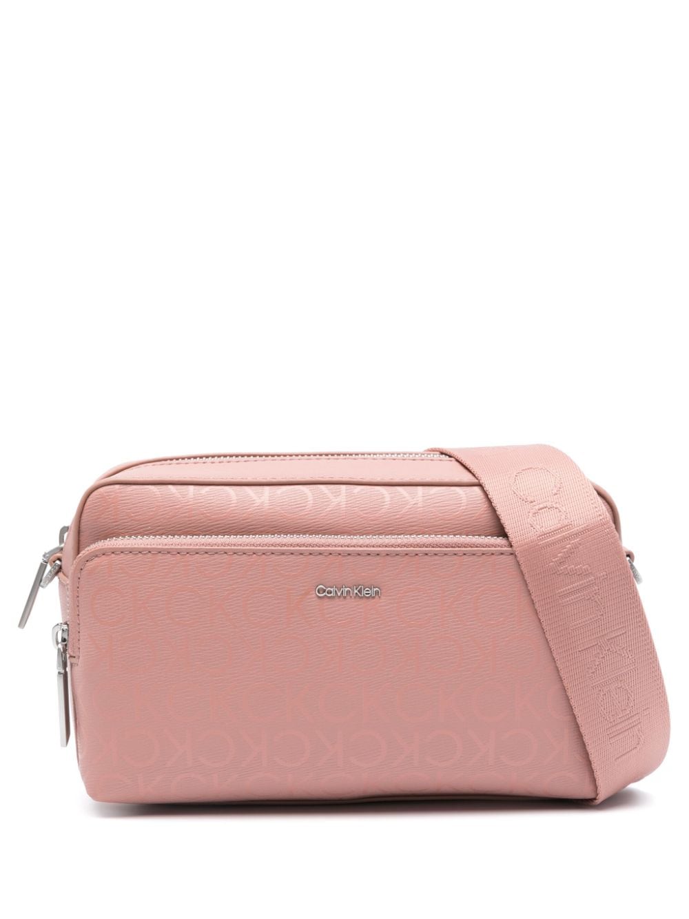 Calvin Klein monogram-print camera bag - Pink von Calvin Klein