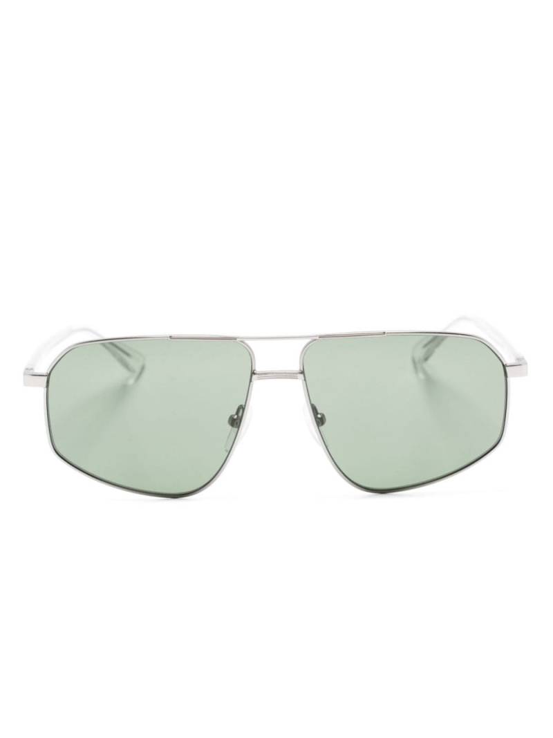 Calvin Klein navigator-frame sunglasses - Neutrals von Calvin Klein