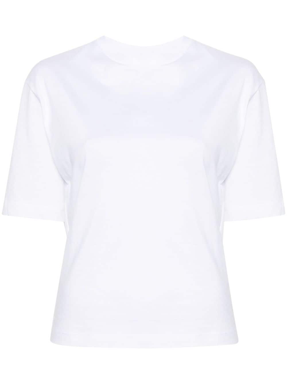 Calvin Klein open-back organic cotton T-shirt - White von Calvin Klein