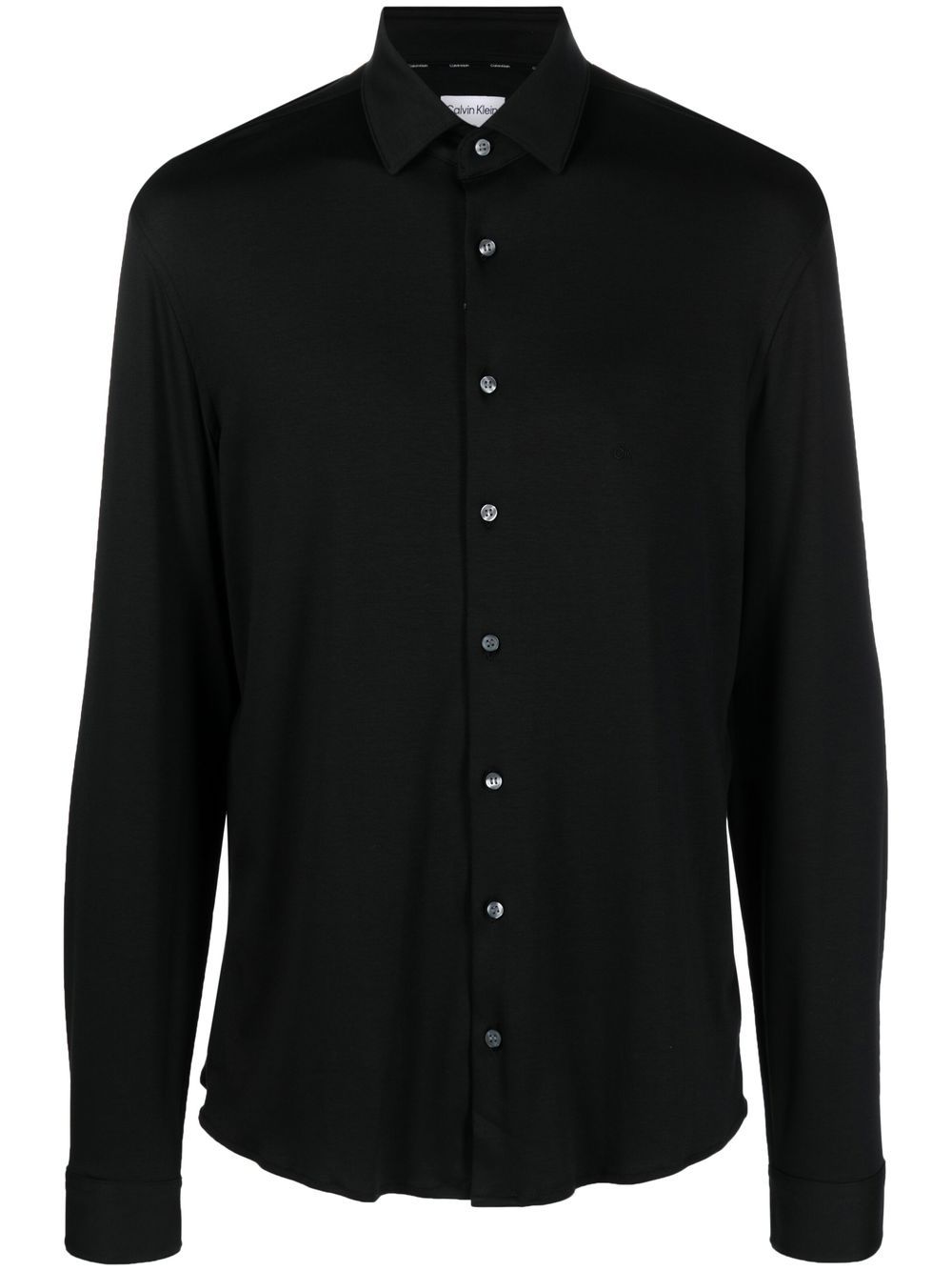 Calvin Klein plain long-sleeve shirt - Black von Calvin Klein