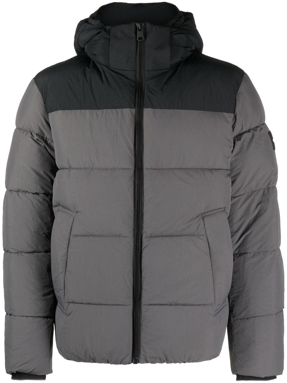 Calvin Klein two-tone puffer jacket - Grey von Calvin Klein