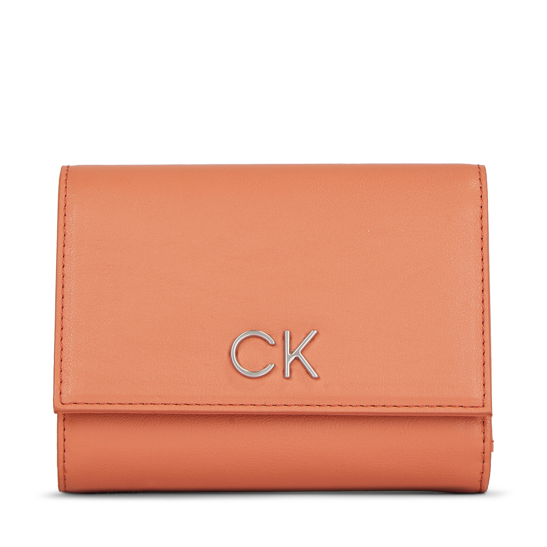 Damen Geldbörse Calvin Klein Re-Lock Trifold Md K60K608994 Autumn Leaf GAP von Calvin Klein