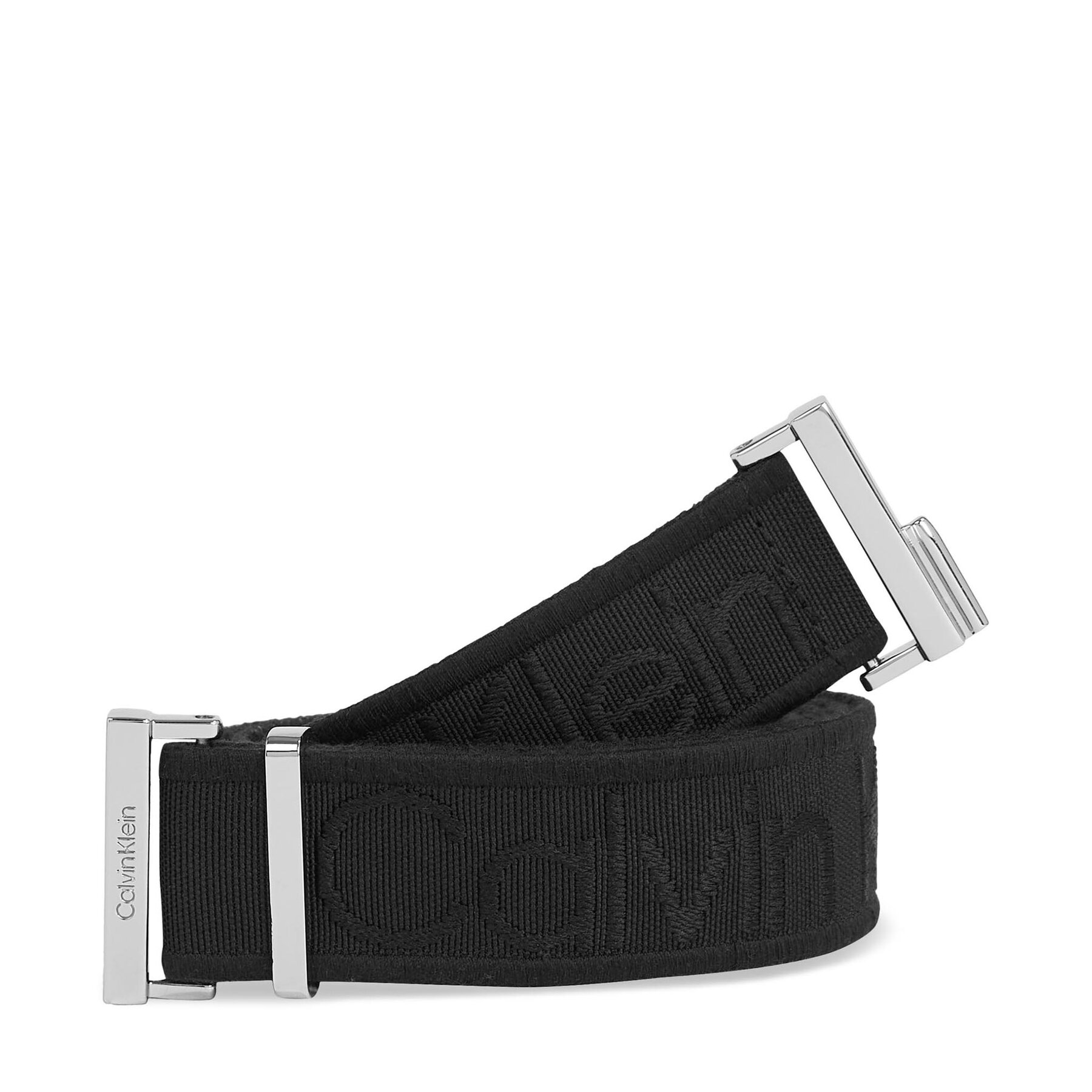 Damengürtel Calvin Klein Gracie Logo Jacquard Belt 3.0 K60K611922 Ck Black von Calvin Klein