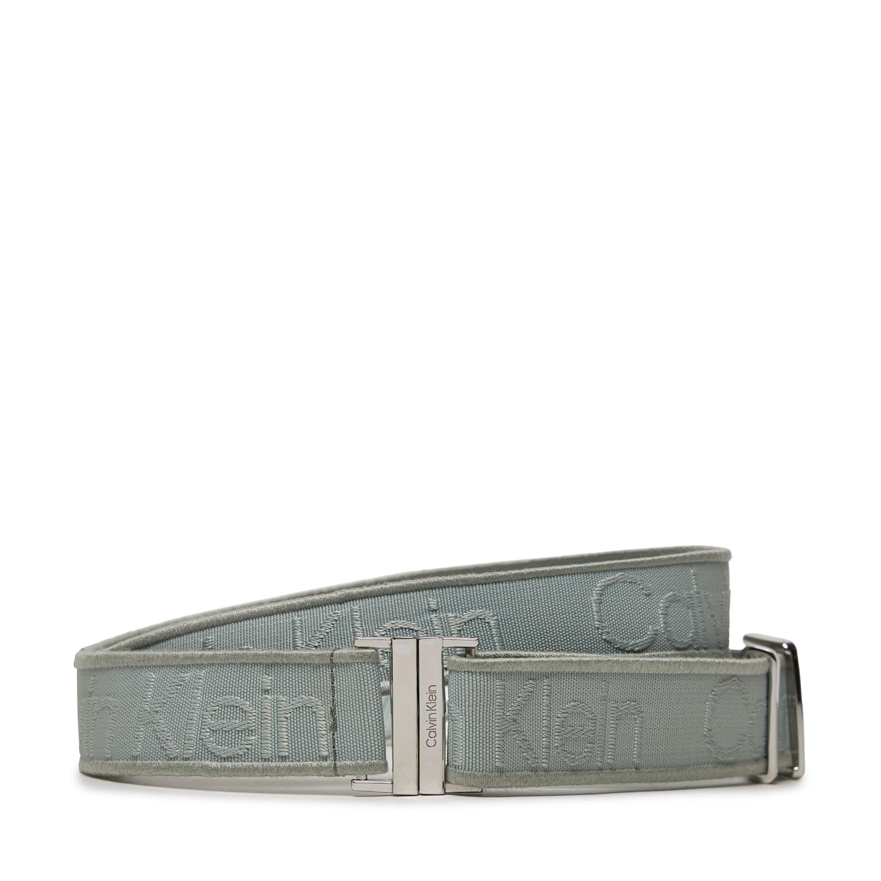 Damengürtel Calvin Klein Gracie Logo Jacquard Belt 3.0 K60K611922 Pigeon von Calvin Klein