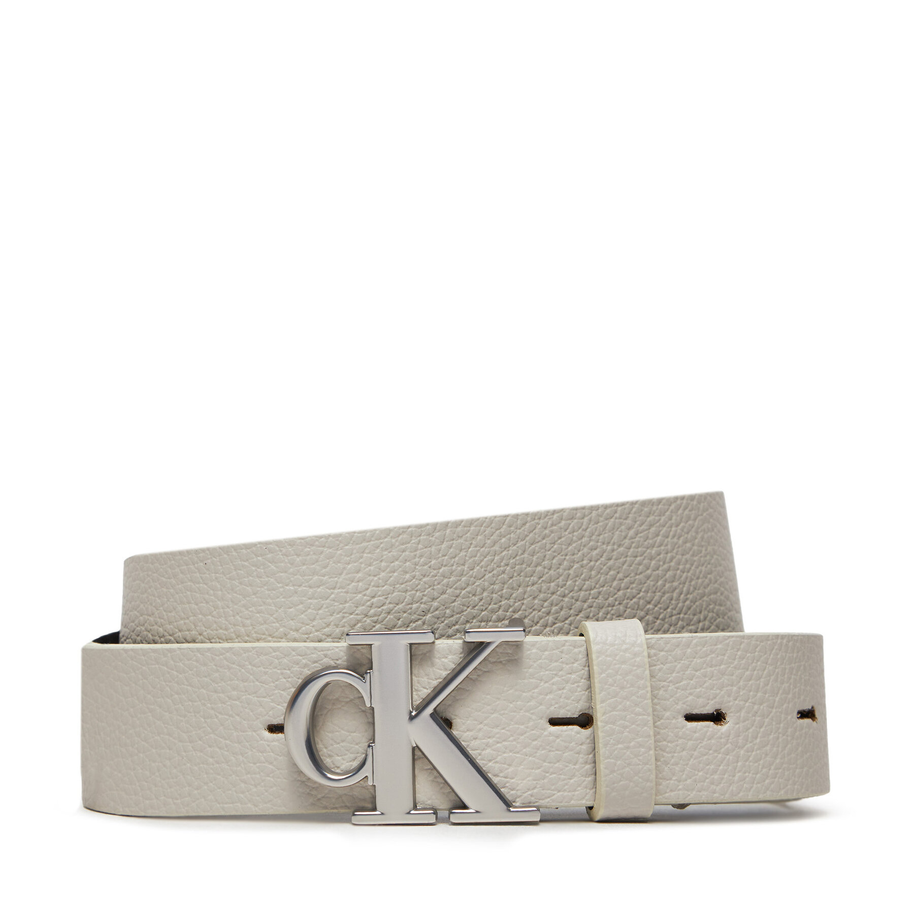 Damengürtel Calvin Klein Round Mono K60K612377 Eggshell ACF von Calvin Klein