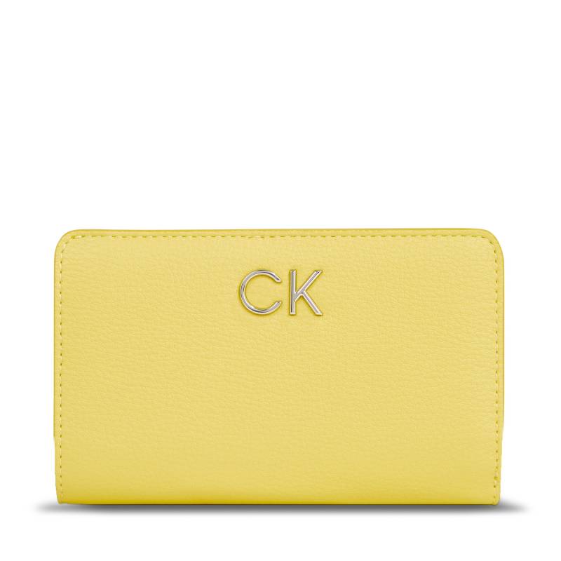 Große Damen Geldbörse Calvin Klein Ck Daily Bifold Wallet K60K611917 Gelb von Calvin Klein