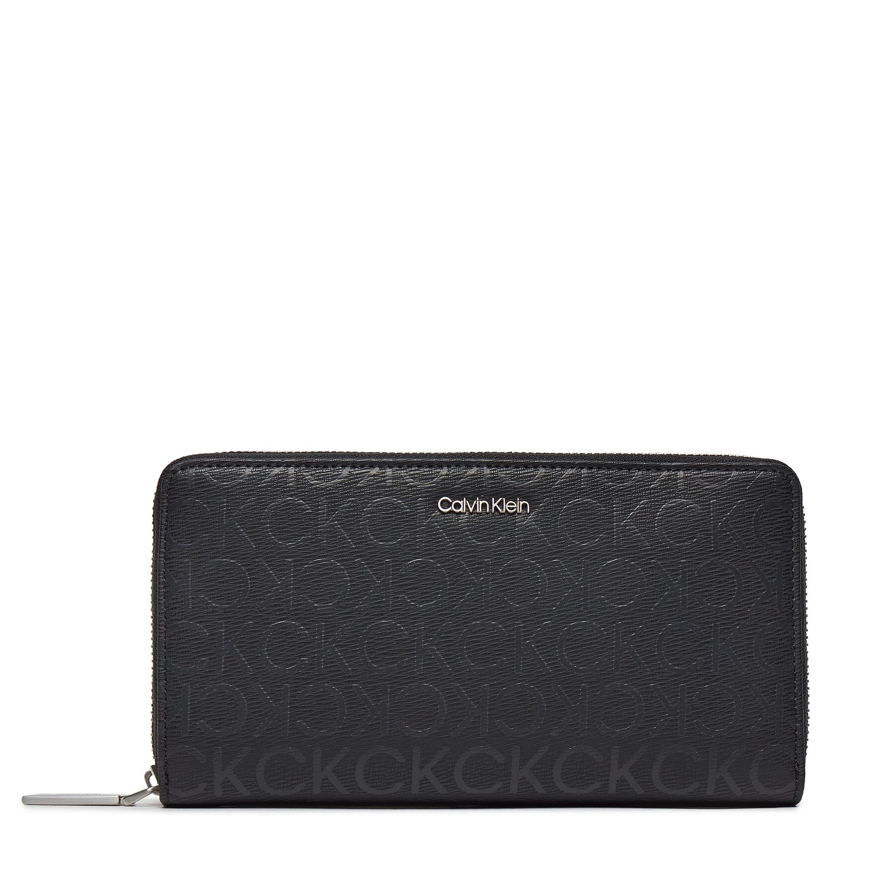 Große Damen Geldbörse Calvin Klein Ck Must Za Wallet Xl_Epi Mono K60K611869 Black Mono 0GJ von Calvin Klein