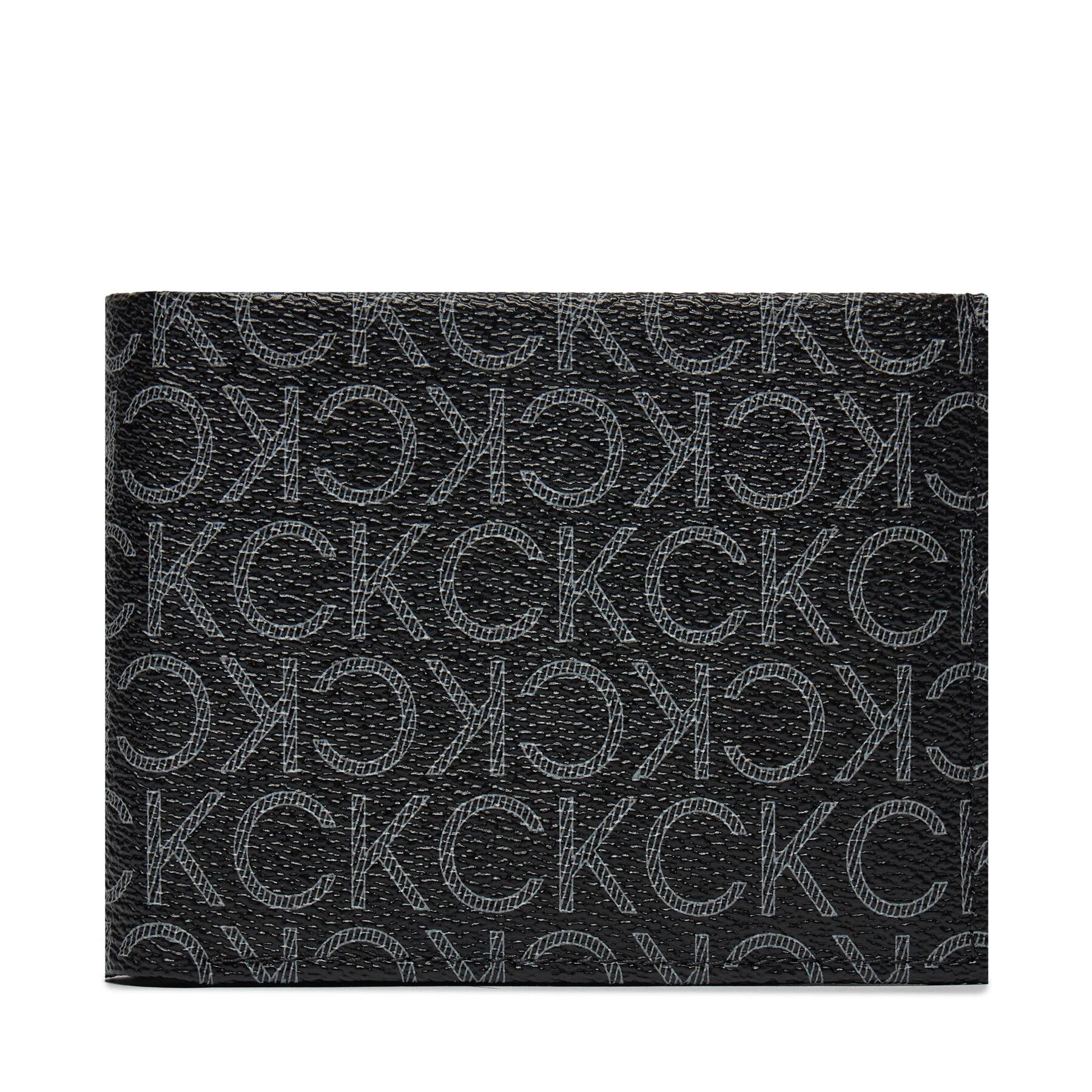 Große Herren Geldbörse Calvin Klein Ck Must Mono Trifold 10Cc W/Coi K50K511677 Classic Mono Black 0GJ von Calvin Klein