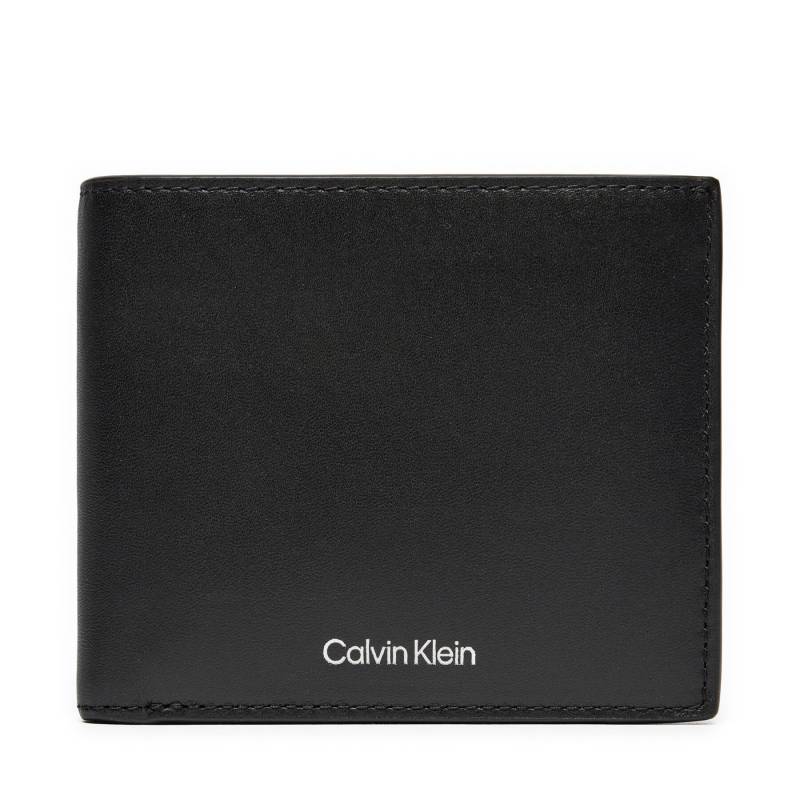 Große Herren Geldbörse Calvin Klein Ck Sleek Bifold 5cc W/Coin K50K512691 Schwarz von Calvin Klein