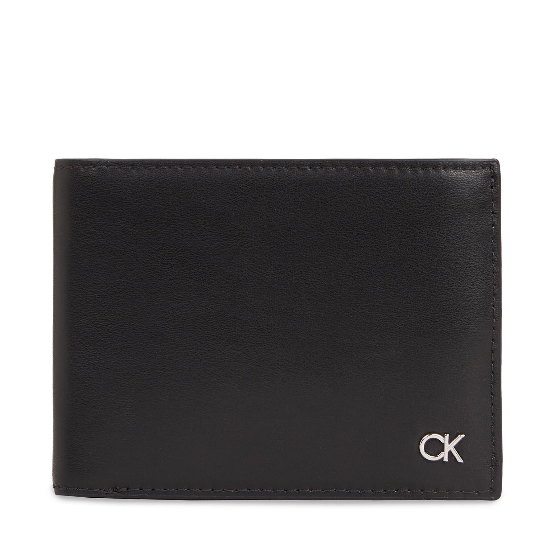 Große Herren Geldbörse Calvin Klein Metal Ck K50K511689 Ck Black BEH von Calvin Klein