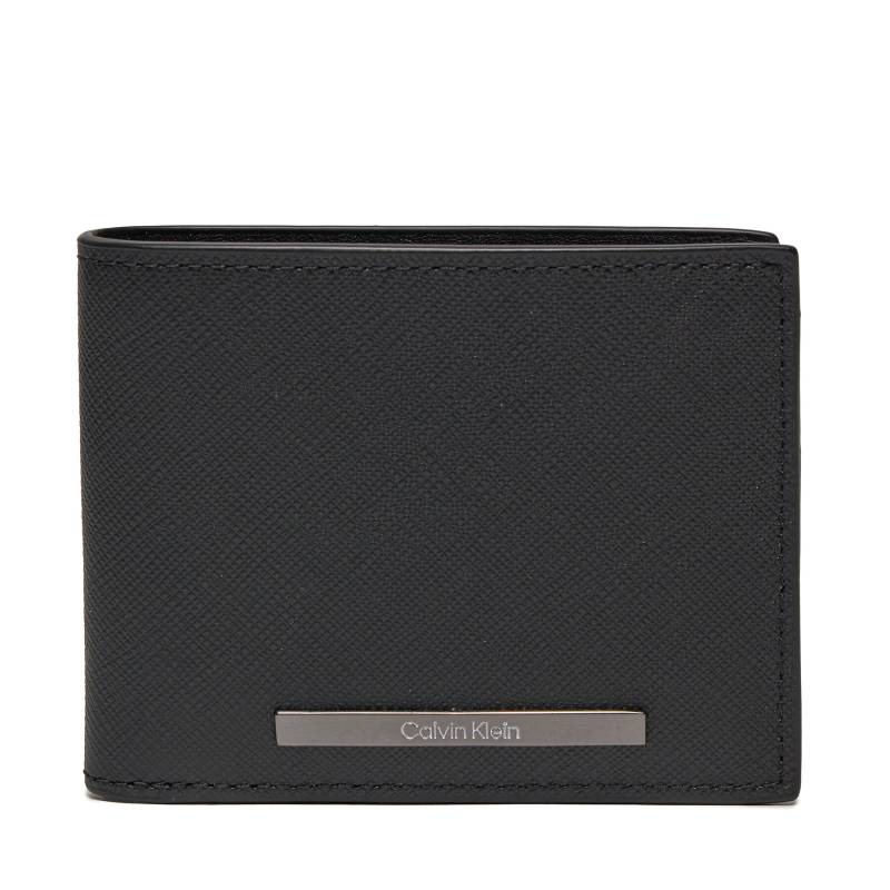 Große Herren Geldbörse Calvin Klein Modern Bar Bifold 6Cc W/Bill K50K511672 Schwarz von Calvin Klein