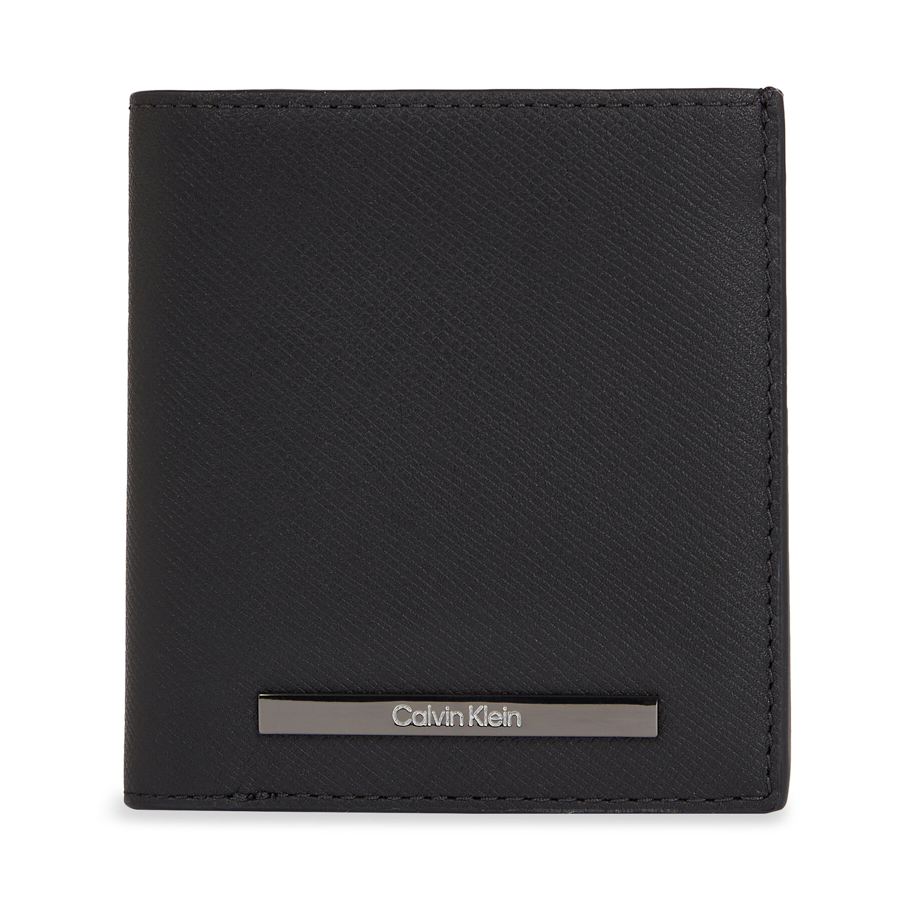 Große Herren Geldbörse Calvin Klein Modern Bar Trifold 6Cc W/Coin K50K511836 Ck Black Saffiano BEH von Calvin Klein