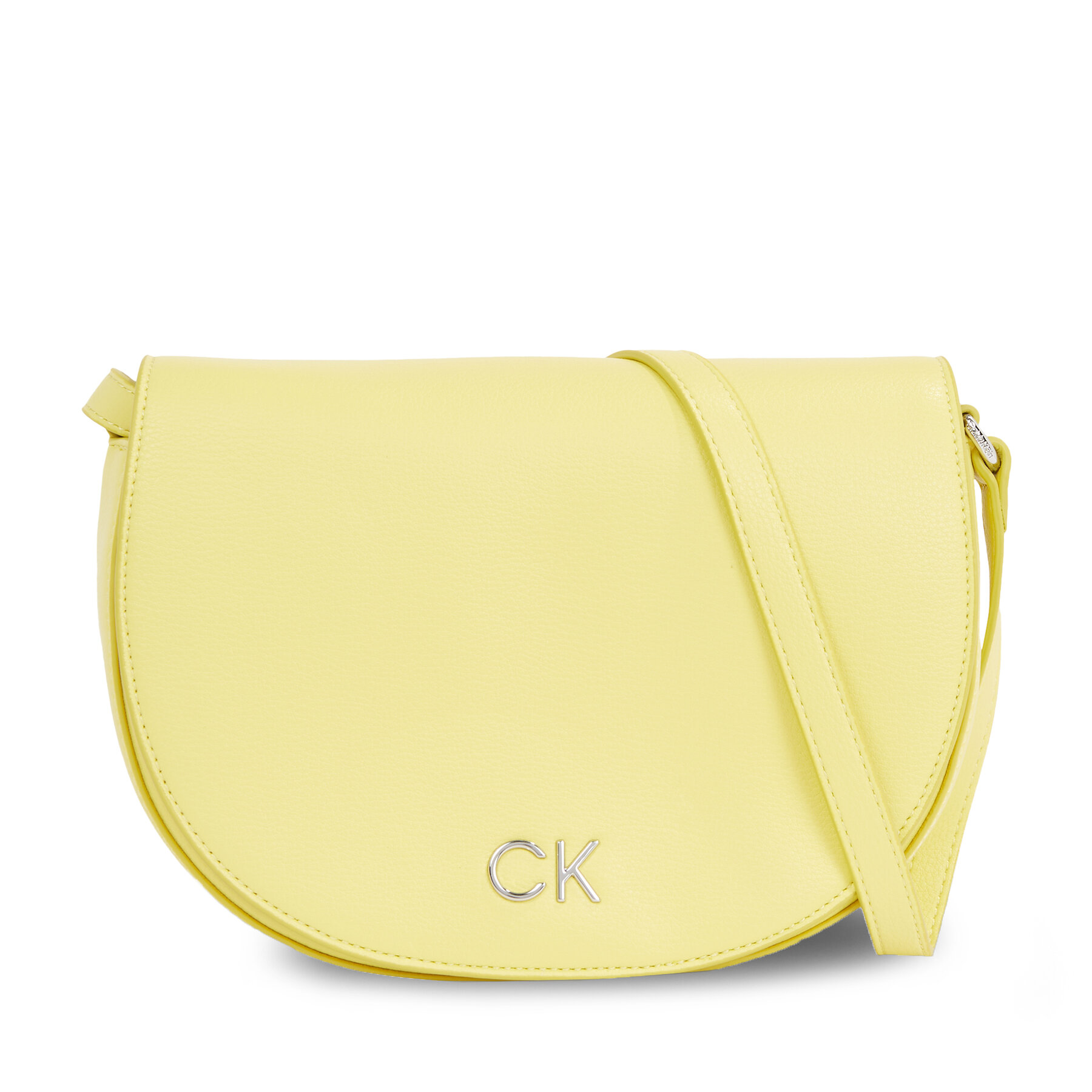Handtasche Calvin Klein Ck Daily Saddle Bag Pebble K60K611679 Acacia LAF von Calvin Klein