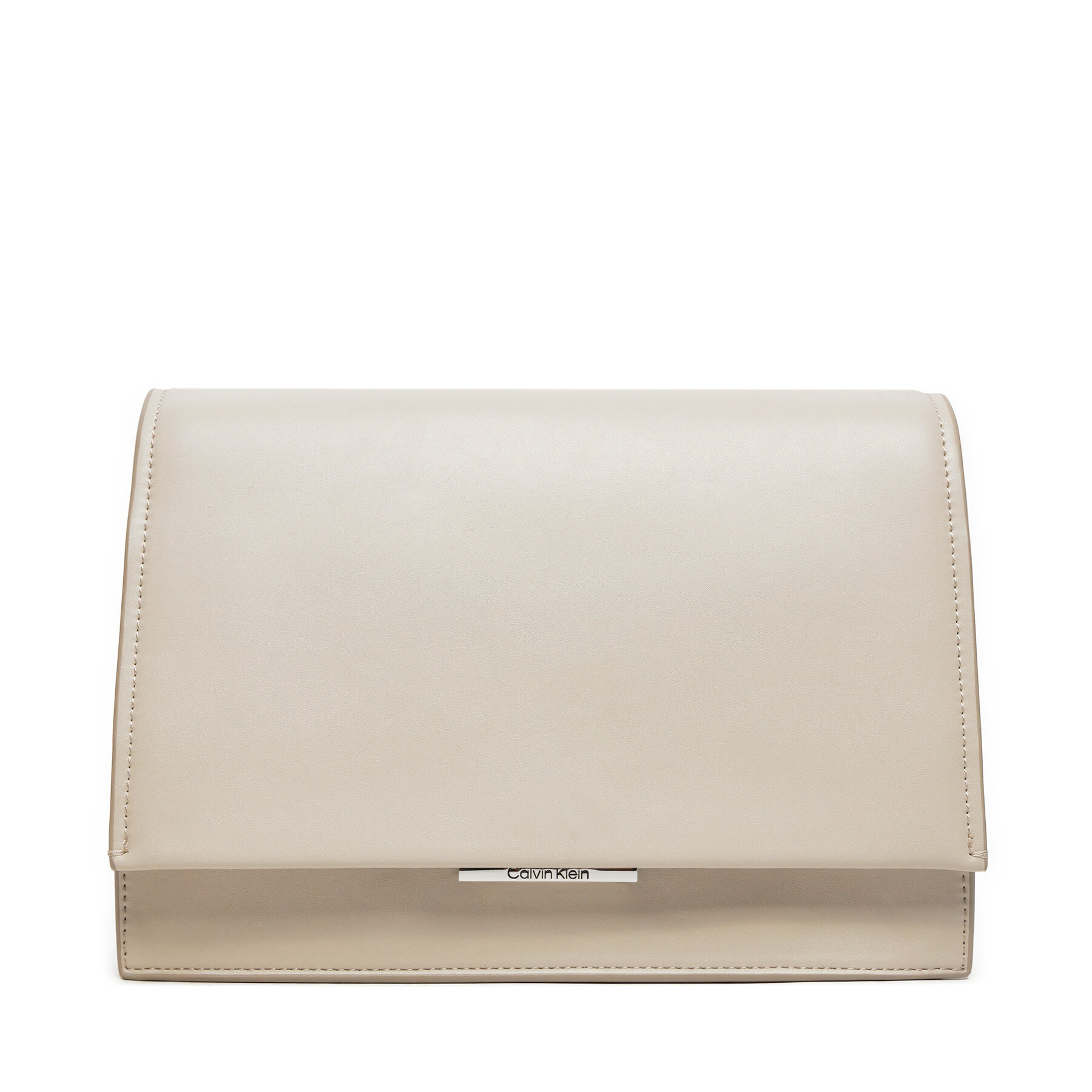 Handtasche Calvin Klein Ck Linear Shoulder Bag K60K612158 Écru Handtasche Calvin Klein Ck Linear Shoulder Bag K60K612158 Écru von Calvin Klein