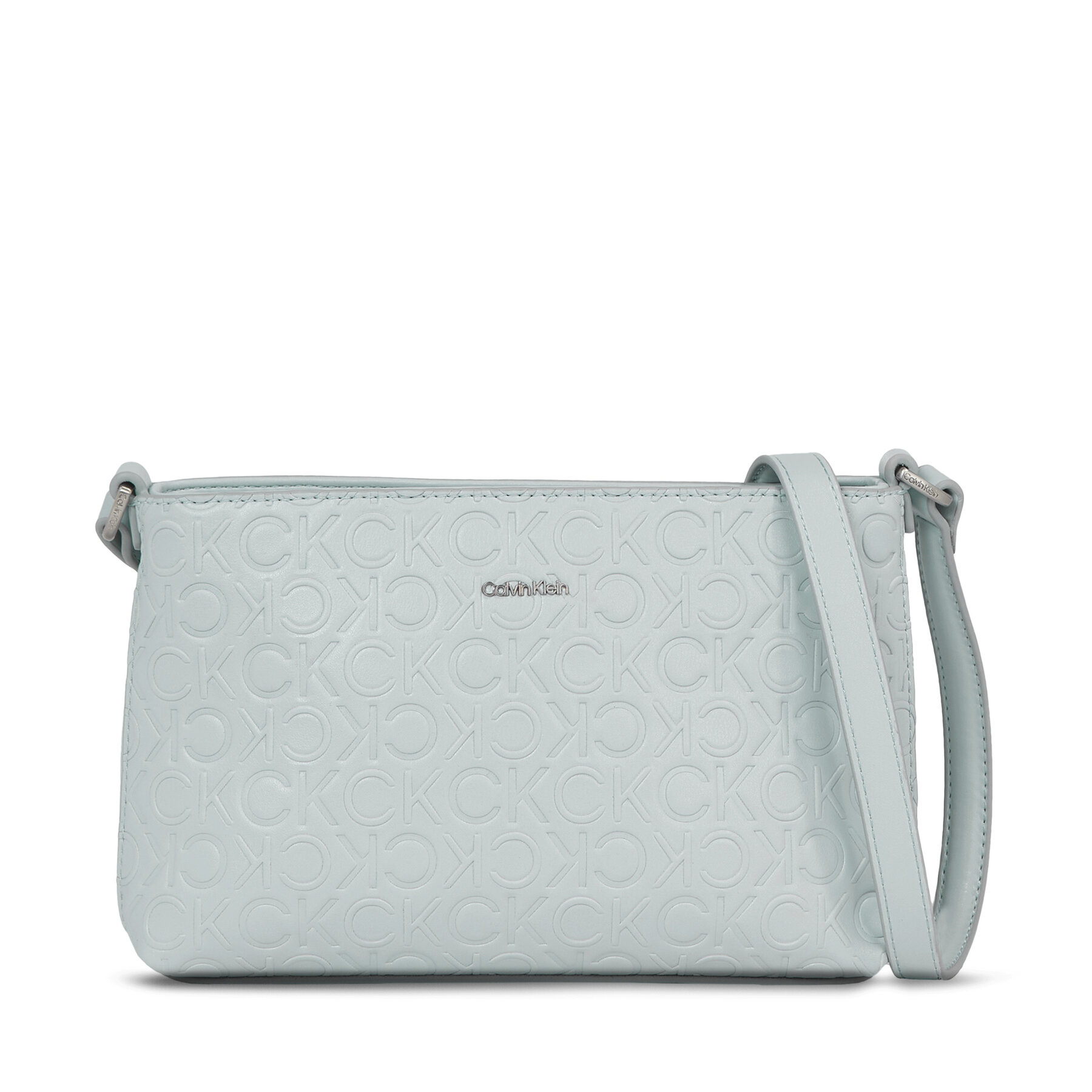 Handtasche Calvin Klein Ck Must Xbody Md-Emb Mono K60K611001 Himmelblau Handtasche Calvin Klein Ck Must Xbody Md-Emb Mono K60K611001 Himmelblau von Calvin Klein