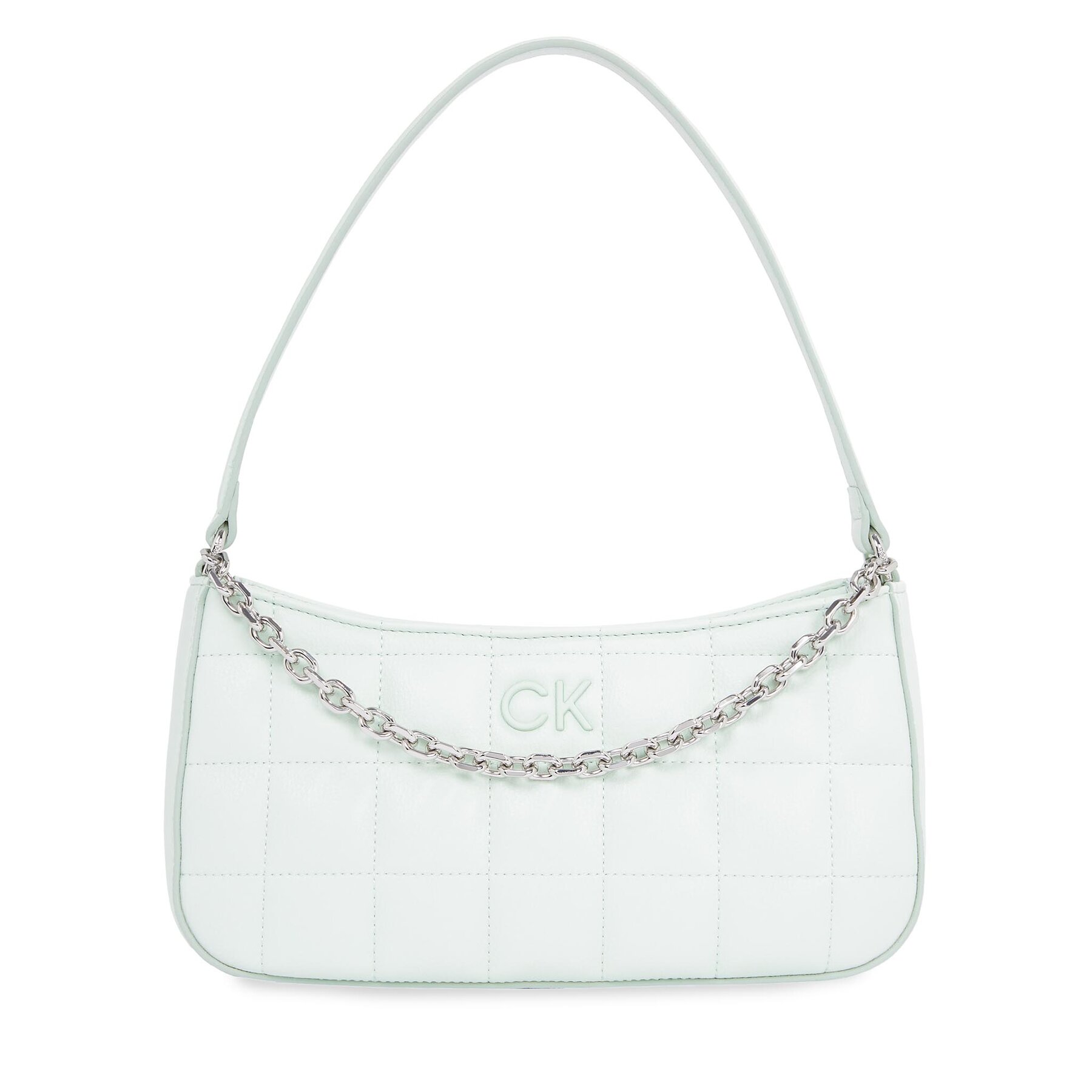 Handtasche Calvin Klein Ck Square Quilt K60K612017 Milky Green LIA von Calvin Klein