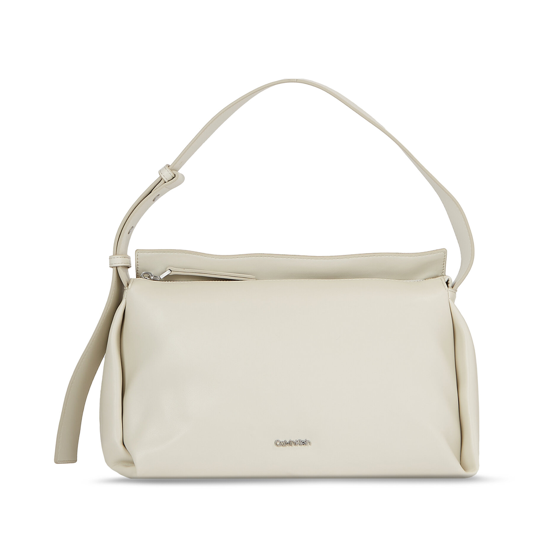 Handtasche Calvin Klein Elevated Soft Shoulder Bag Sm K60K610756 Écru Handtasche Calvin Klein Elevated Soft Shoulder Bag Sm K60K610756 Écru von Calvin Klein