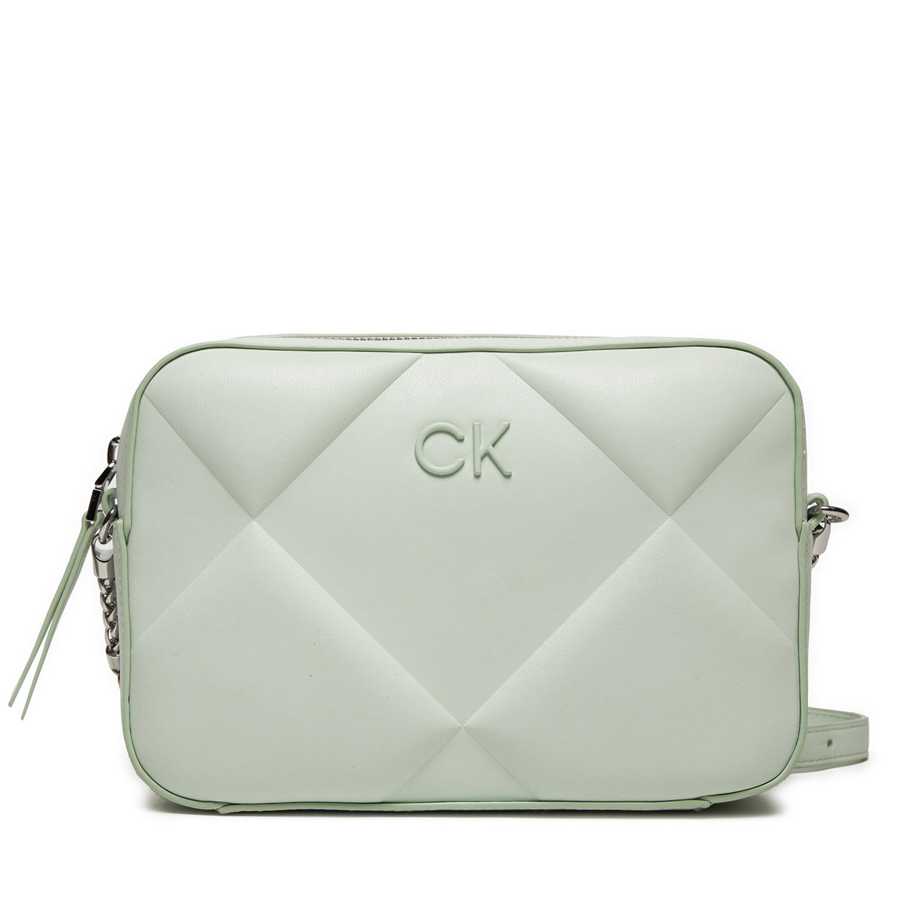 Handtasche Calvin Klein Quilt K60K611891 Milky Green LIA von Calvin Klein