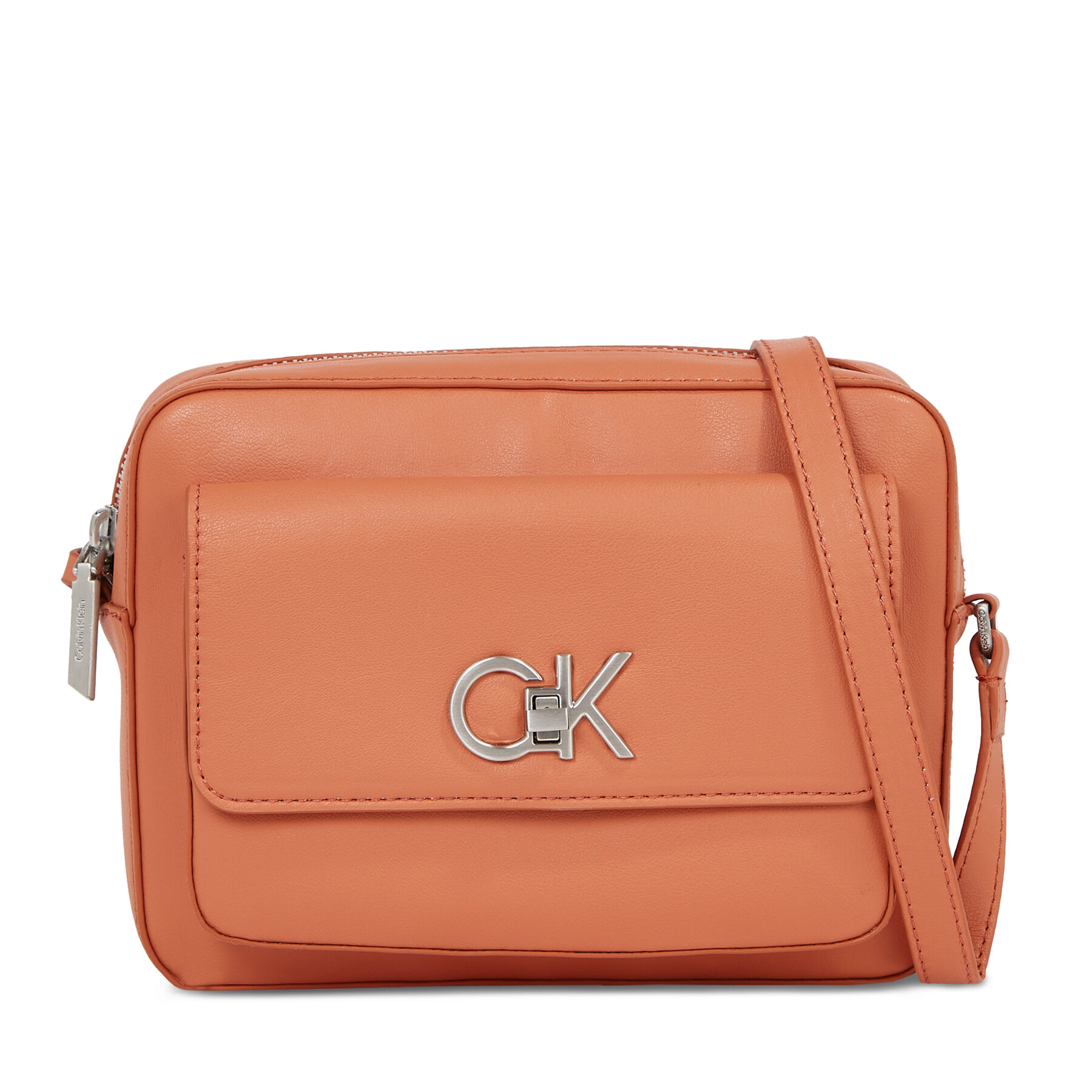 Handtasche Calvin Klein Re-Lock Camera Bag W/Flap K60K611083 Autumn Leaf GAP von Calvin Klein