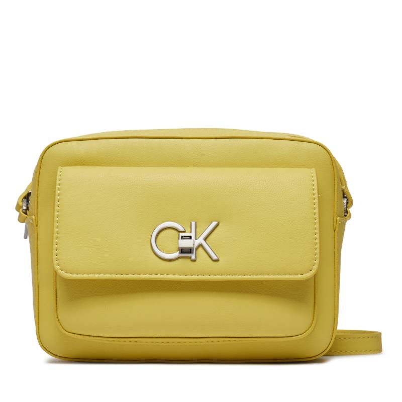 Handtasche Calvin Klein Re-Lock Camera Bag W/Flap K60K611083 Citrus ZAV von Calvin Klein