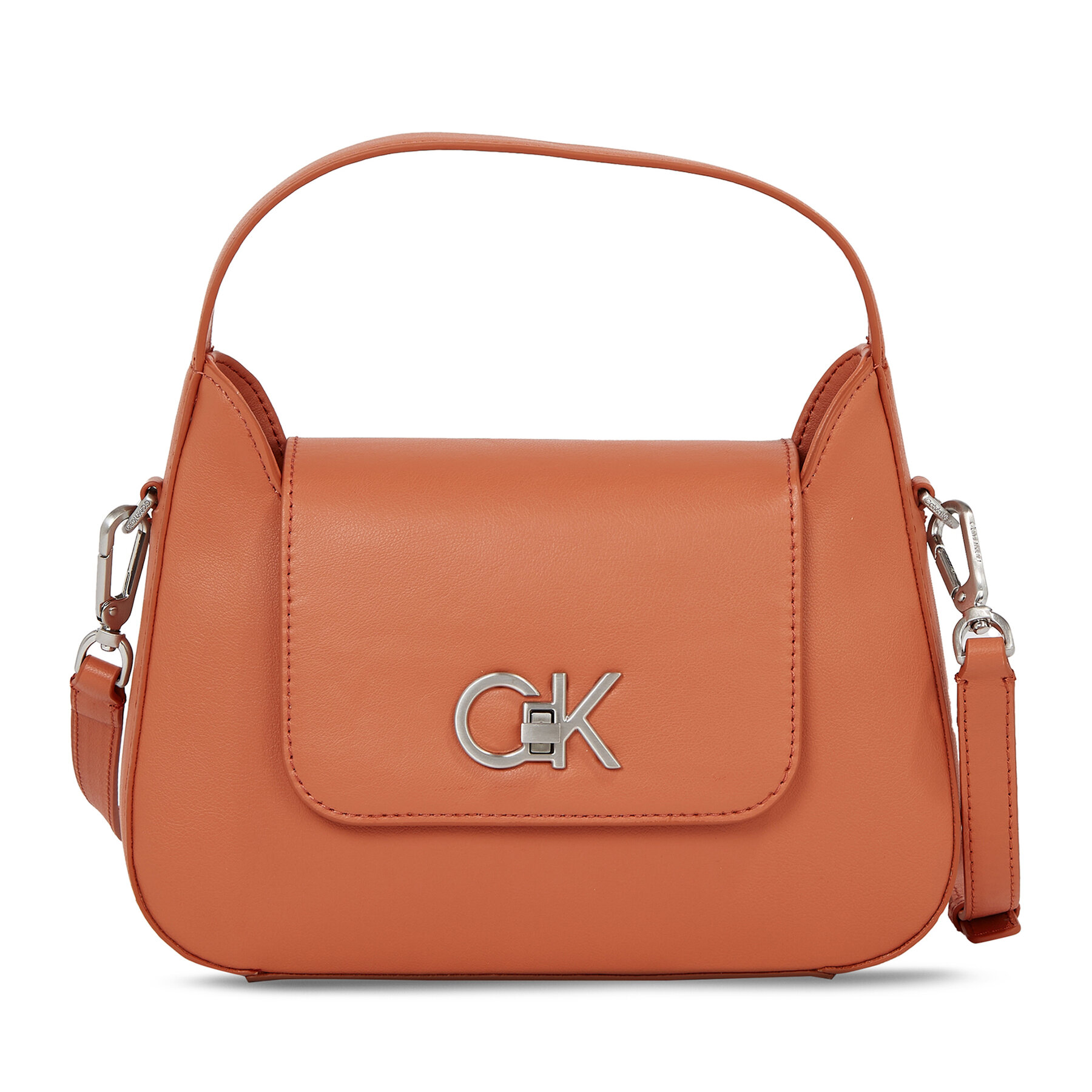 Handtasche Calvin Klein Re-Lock Crossbody W/Flap Sm K60K610770 Autumn Leaf GAP von Calvin Klein