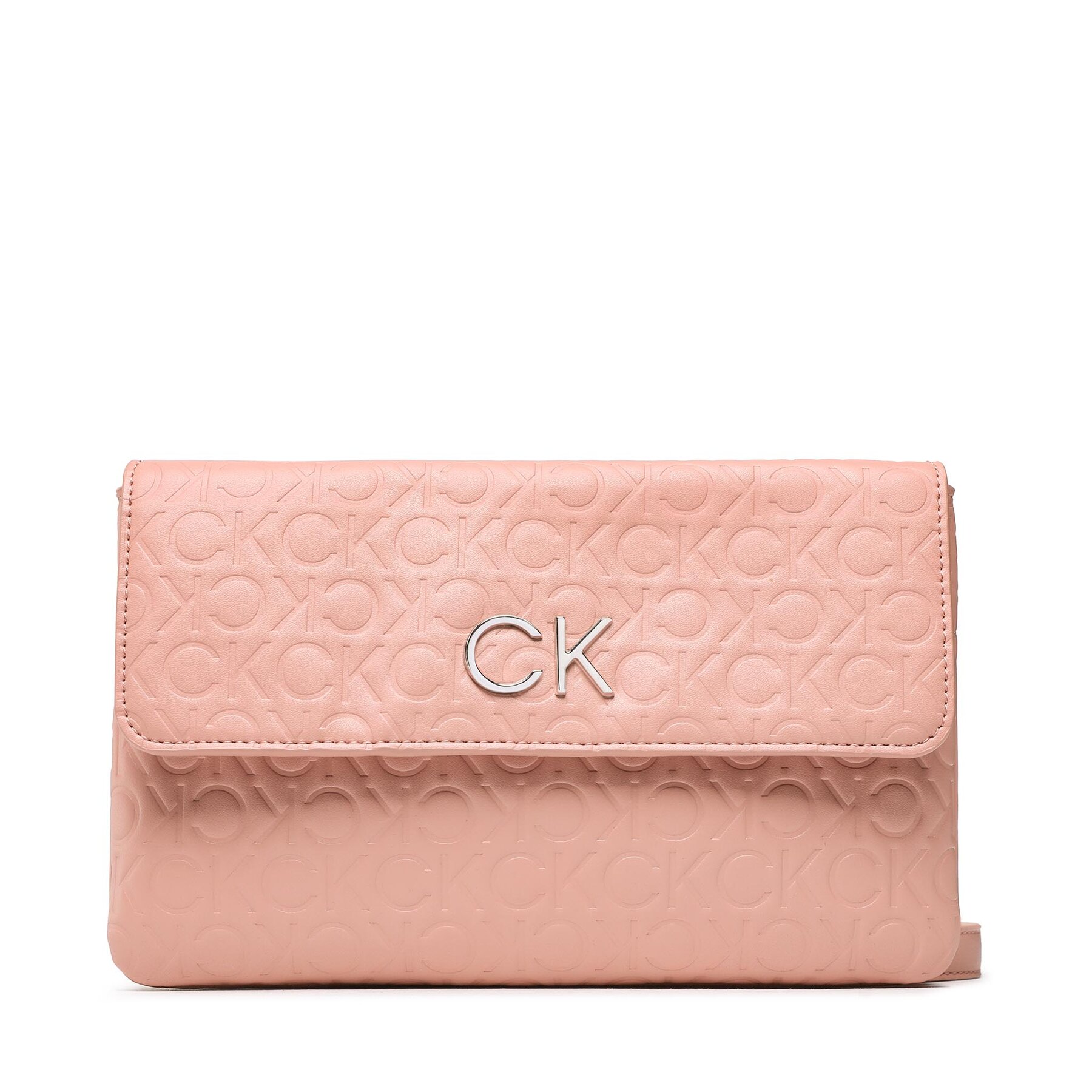 Handtasche Calvin Klein Re-Lock Dbl Crossbody Emb Mono K60K610206 GBI von Calvin Klein