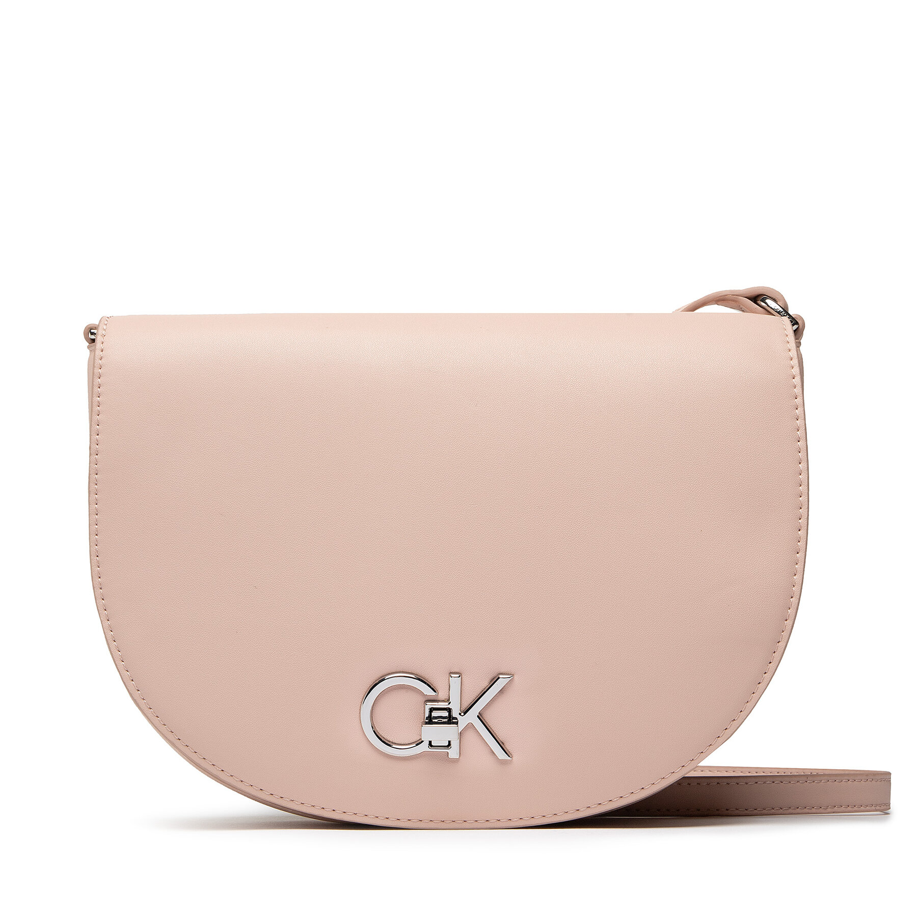 Handtasche Calvin Klein Re-Lock Saddle Bag K60K609871 TER von Calvin Klein