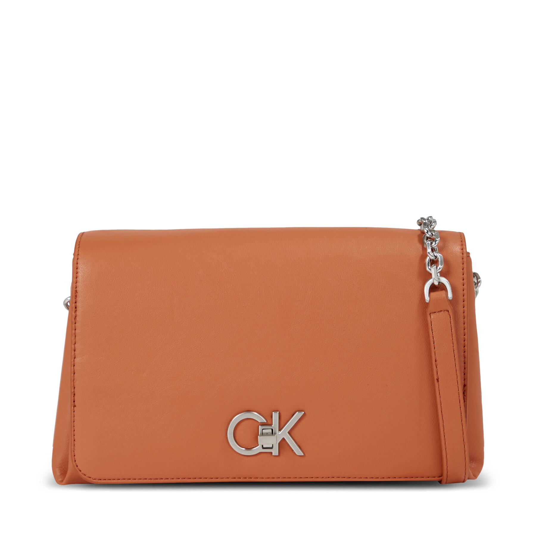 Handtasche Calvin Klein Re-Lock Shoulder Bag Md K60K611057 Autumn Leaf GAP von Calvin Klein