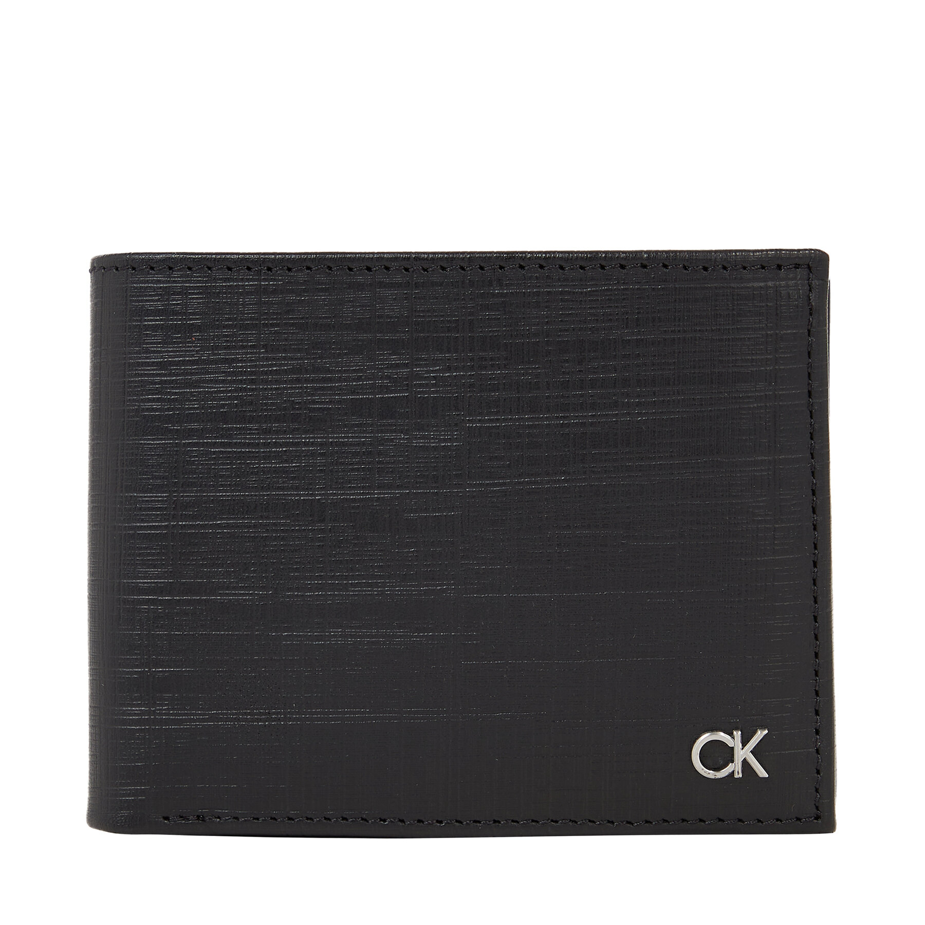 Herren Geldbörse Calvin Klein Ck Must Trifold 10Cc W/Coin K50K510878 Ck Black Check BAX von Calvin Klein