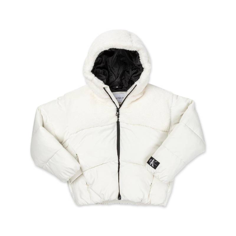 Jacke Mit Kapuze Mädchen Weiss 14A von Calvin Klein