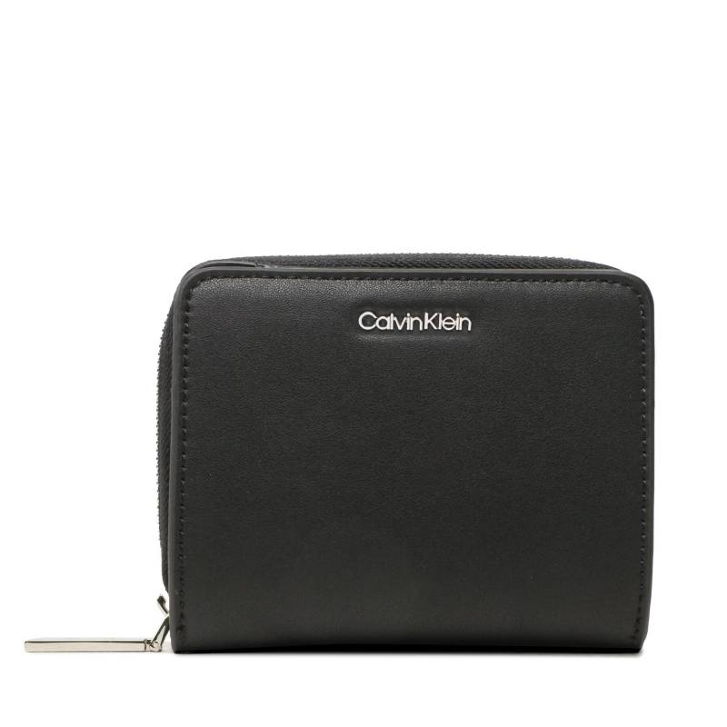 Kleine Damen Geldbörse Calvin Klein Ck Must Z/A Walle W/Flap Md K60K610300 Schwarz von Calvin Klein