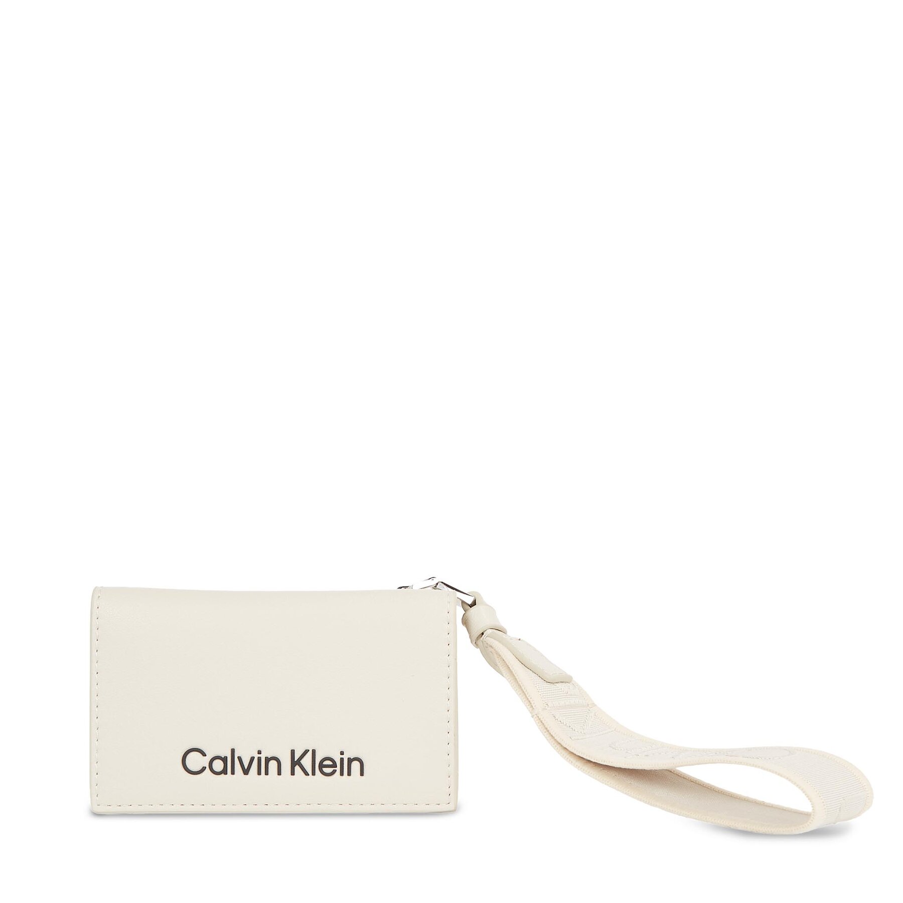 Kleine Damen Geldbörse Calvin Klein Gracie K60K611689 Dk Ecru PC4 von Calvin Klein