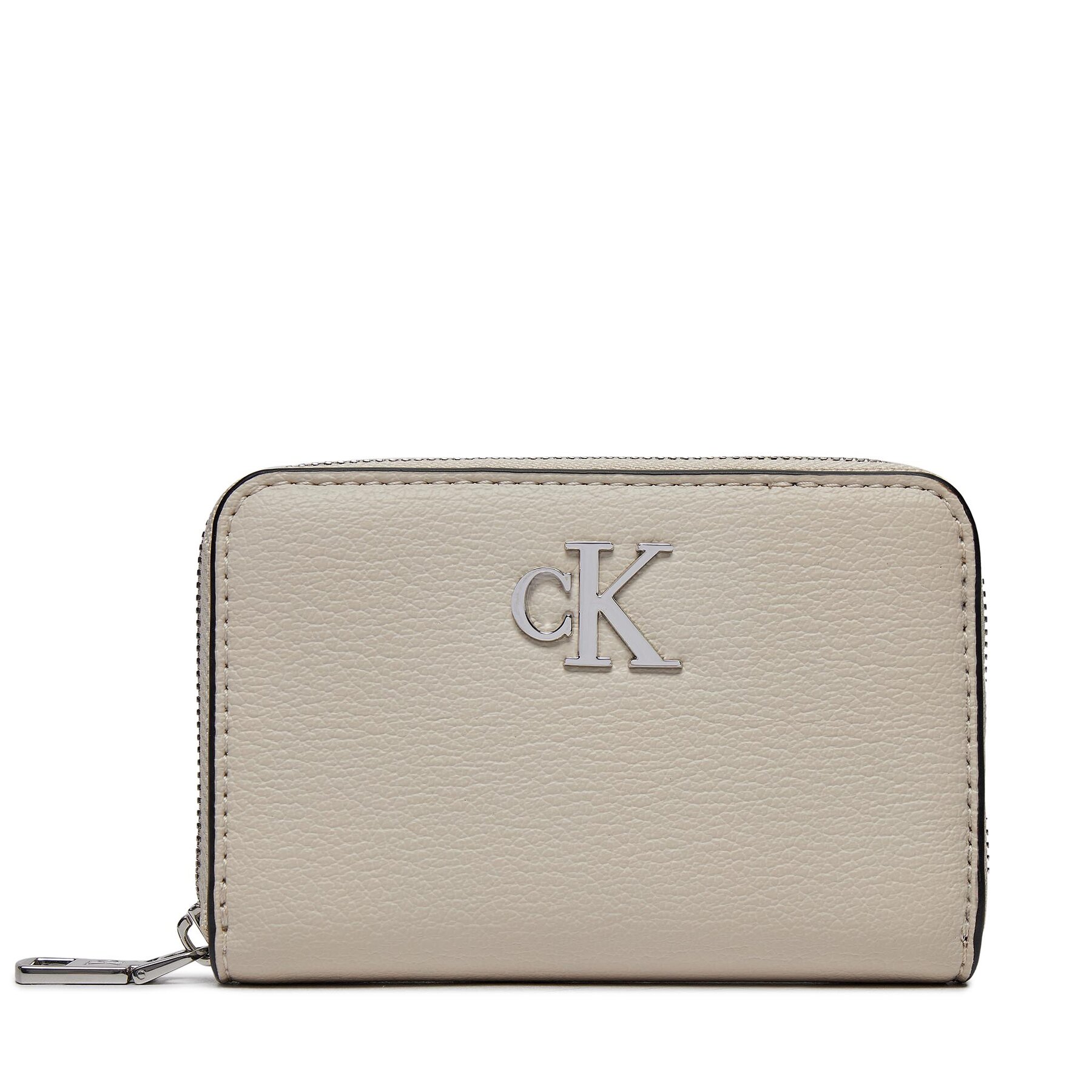 Kleine Damen Geldbörse Calvin Klein Minimal Monogram Med Za K60K611500 Stone CI2 von Calvin Klein