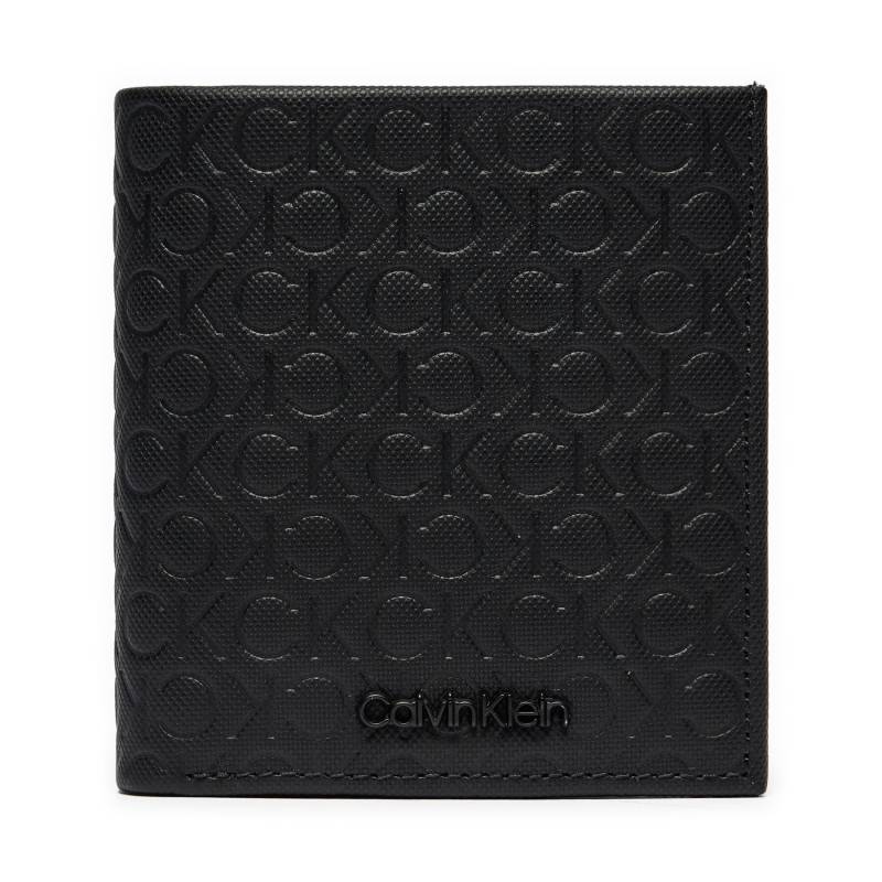 Kleine Herren Geldbörse Calvin Klein Ck Must Mono Trifold 6Cc W/Coin K50K511921 Schwarz von Calvin Klein